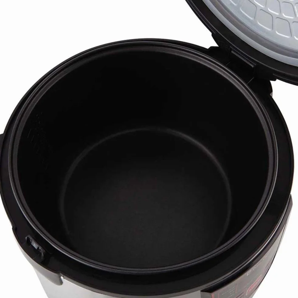 Orbegozo MCP 6000 - Máquina de cocinar programable, 11 programas, pantalla LCD, 5 L de capacidad, temporizador, recetario, 8436044539749