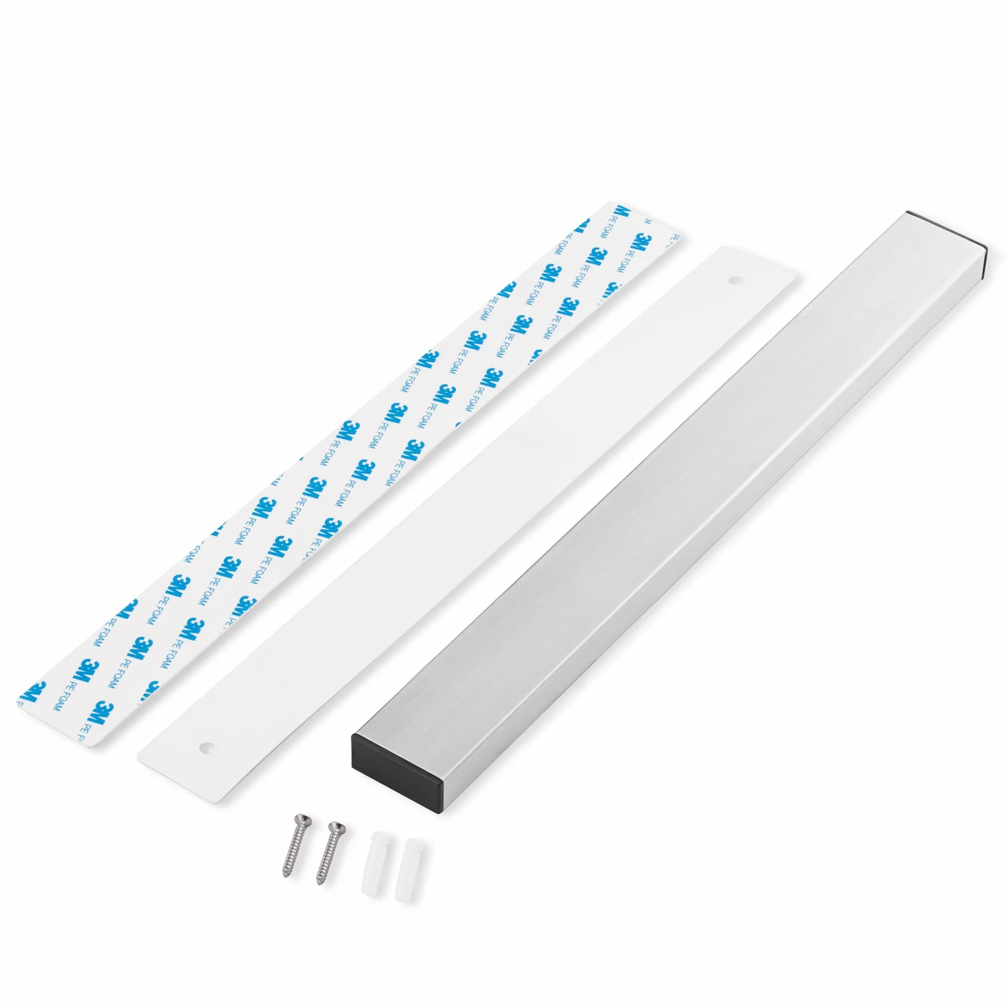 Barra Magnética para Cuchillos 40cm Acero Inoxidable Soporte Autoadhesivo Cocina Taller