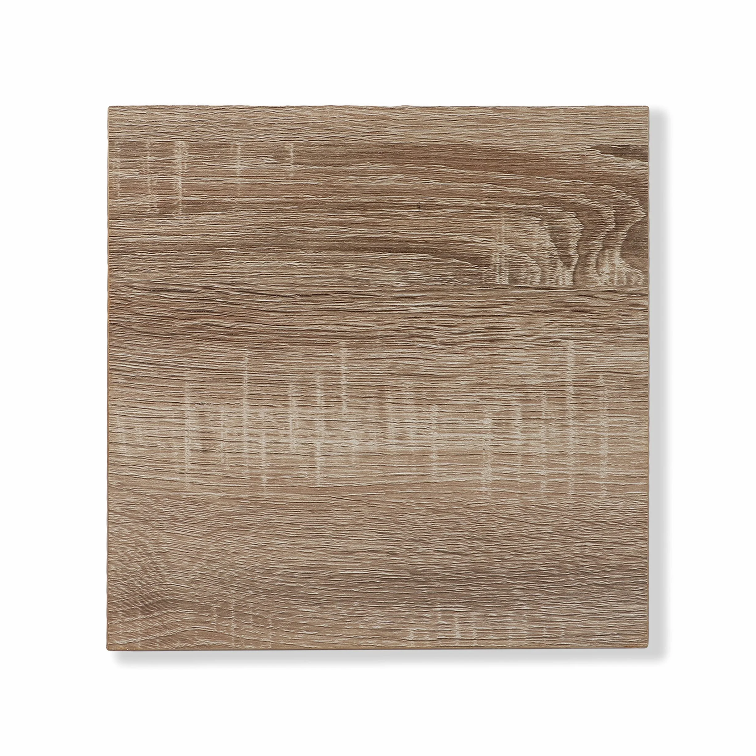 H HANSEL HOME Estantería para Pared 25x25x4cm Color Roble Envejecido Estantes Pared