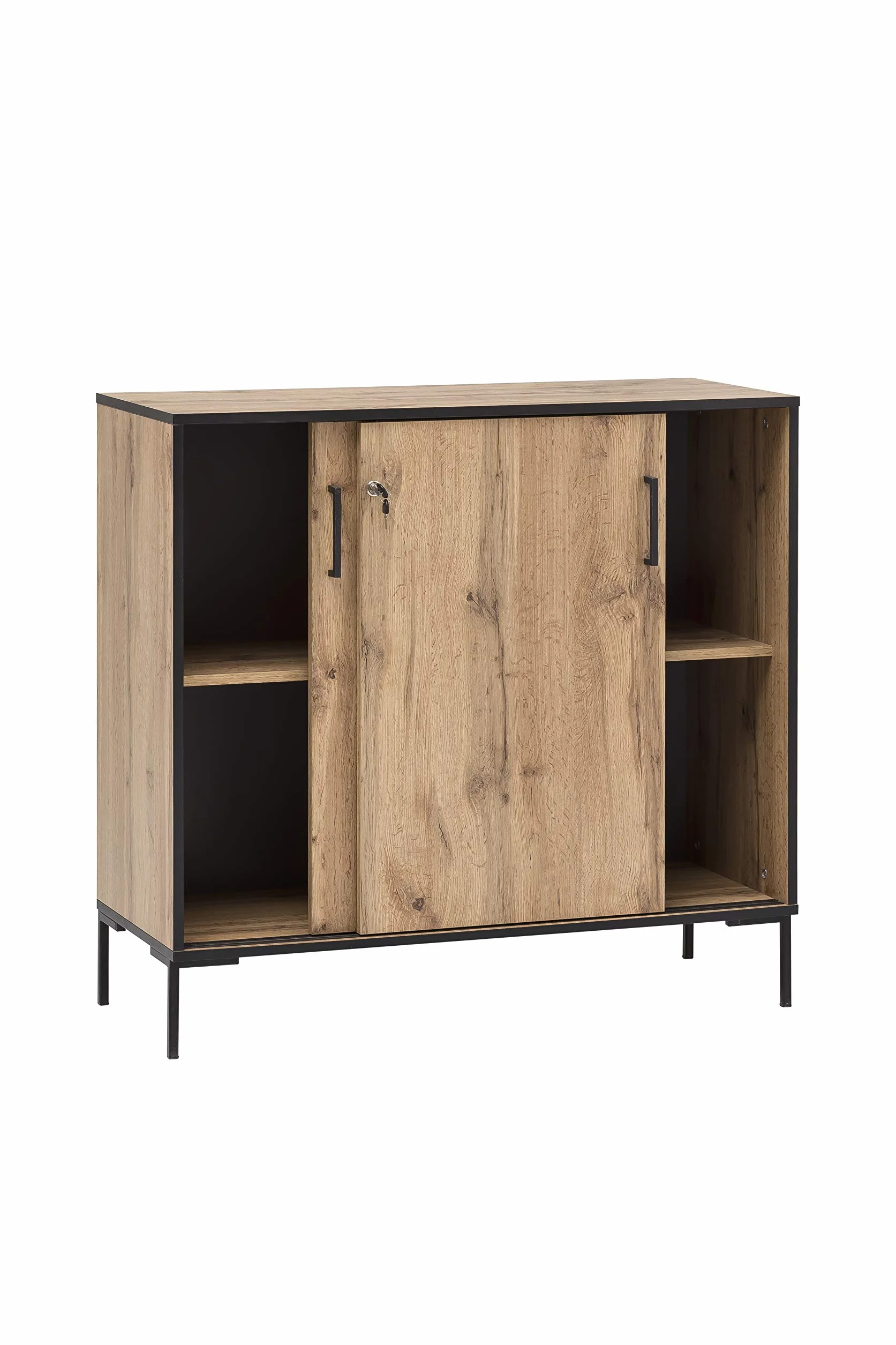 Schildmeyer Montana 701516 - Archivador, Acabado en Roble rústico, 100,1 x 41 x 96,6 cm