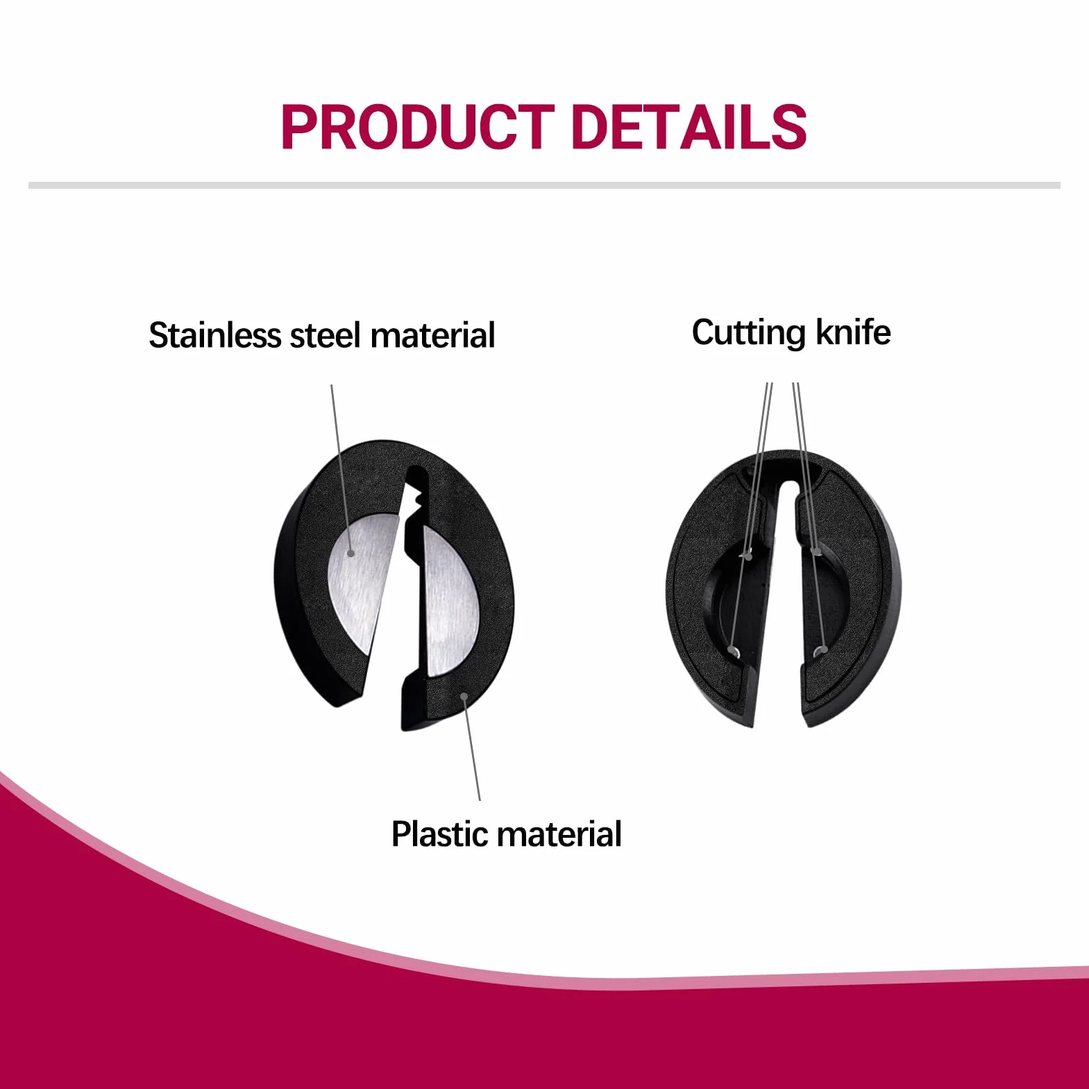 Set de 2 Pcs Cortacápsulas para Botellas de Vino, Diseño Ergonómico en Acero Inoxidable, Cortador de Papel de Aluminio Rápido y Fácil de Usar, Ideal para Amantes del Vino