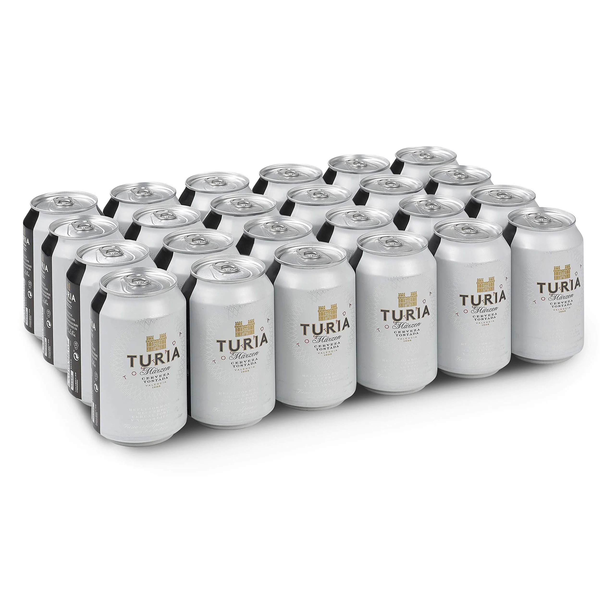 Turia Märzen Cerveza Tostada Pack 12 Latas x 33 cl