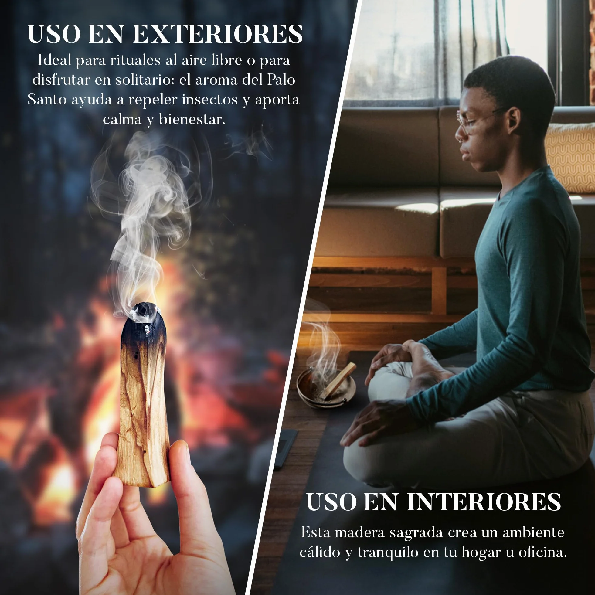 PORTENTUM Palo Santo Natural XL 100 gr Origen Perú Madera Sagrada do Quemar