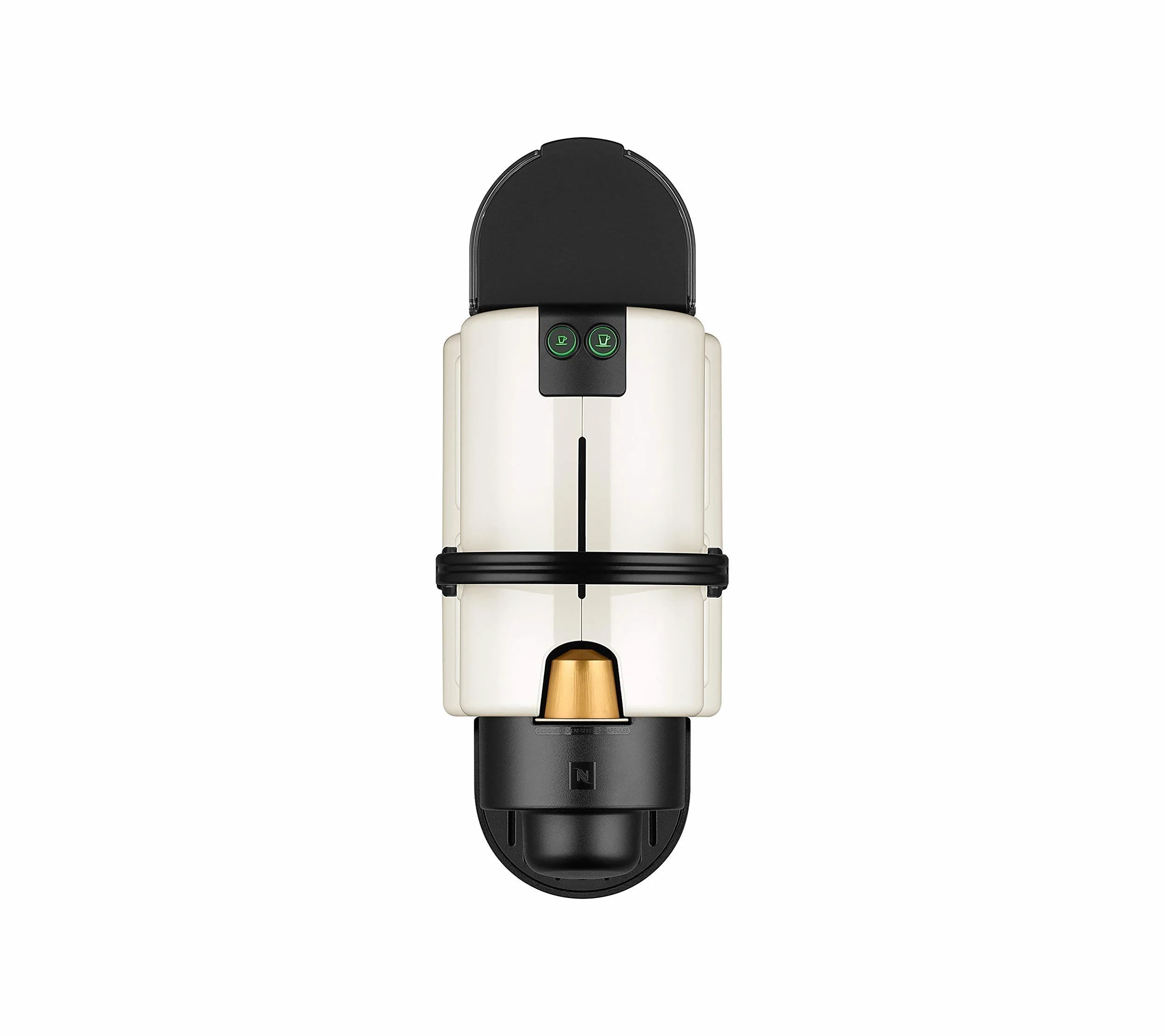 Nespresso Krups Inissia XN1001 Cafetera Monodosis 19 Bares Blanco Reacondicionado