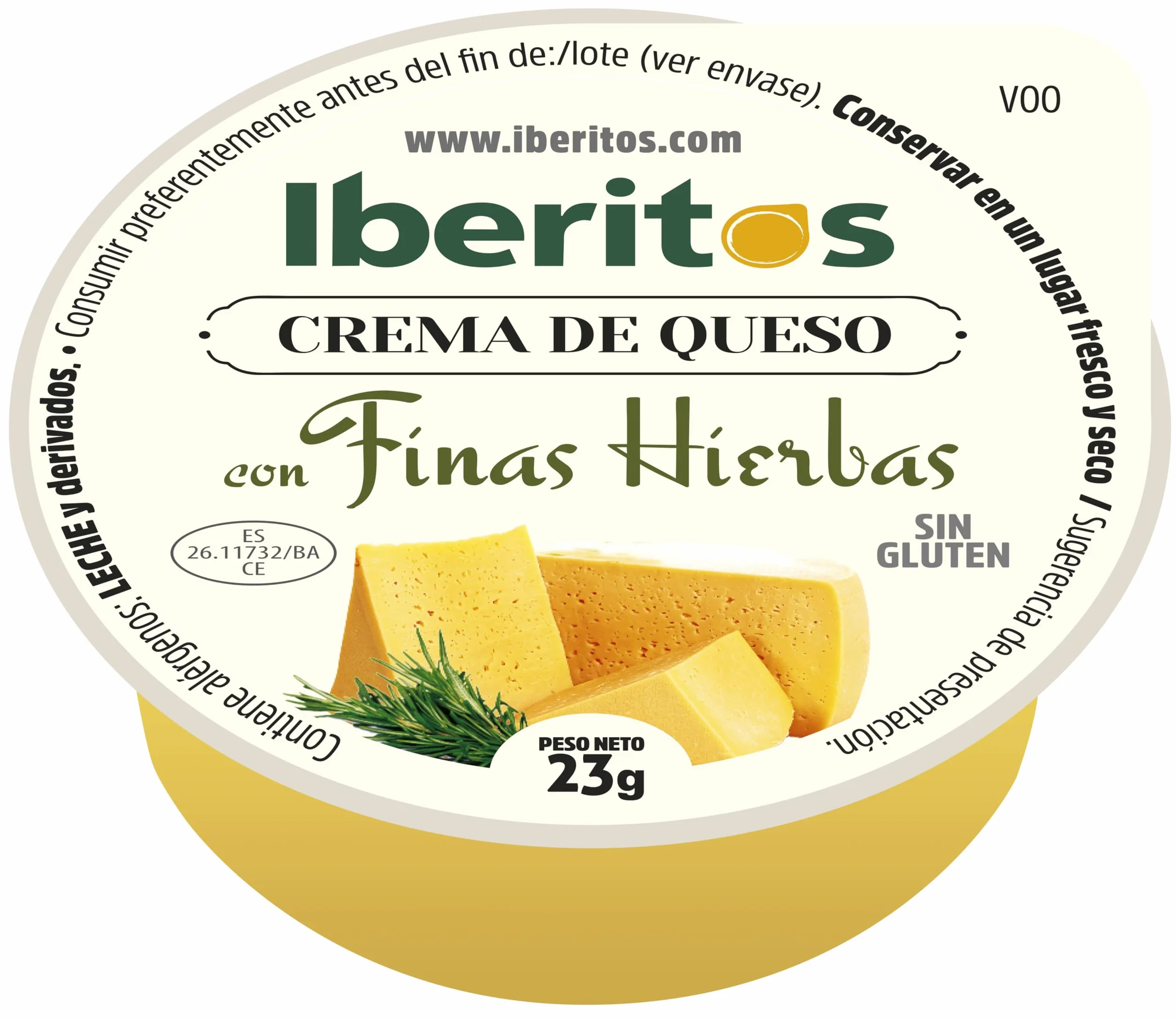 Iberitos Surtido de Quesos Crema Monodosis 18 Unidades 23 g