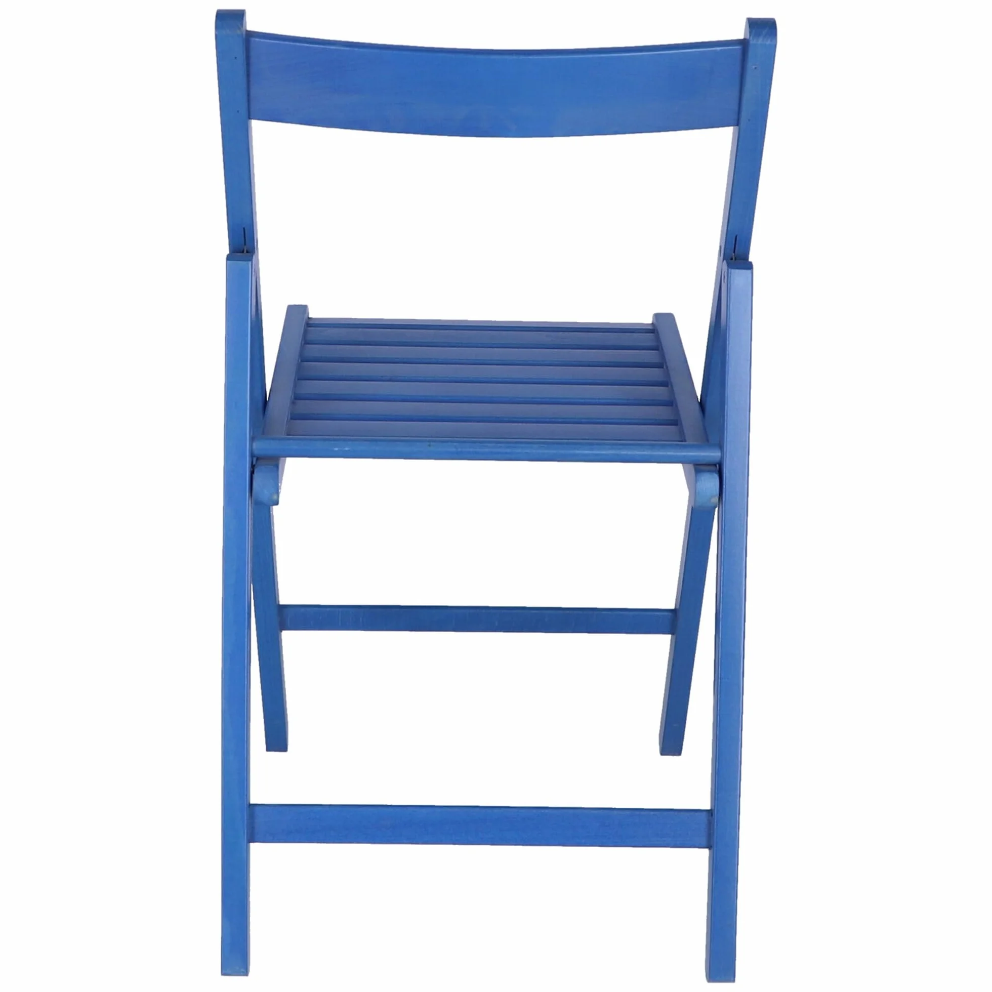 Aranaz | Silla Plegable | Diseño Moderno | Sillas Plegables y Ligeras para Exterior, Jardín o Terraza | Sillón con Reposabrazos y Respaldo | Asiento de Playa | Madera de Haya | Azul | 43 x 47 x 79 cm