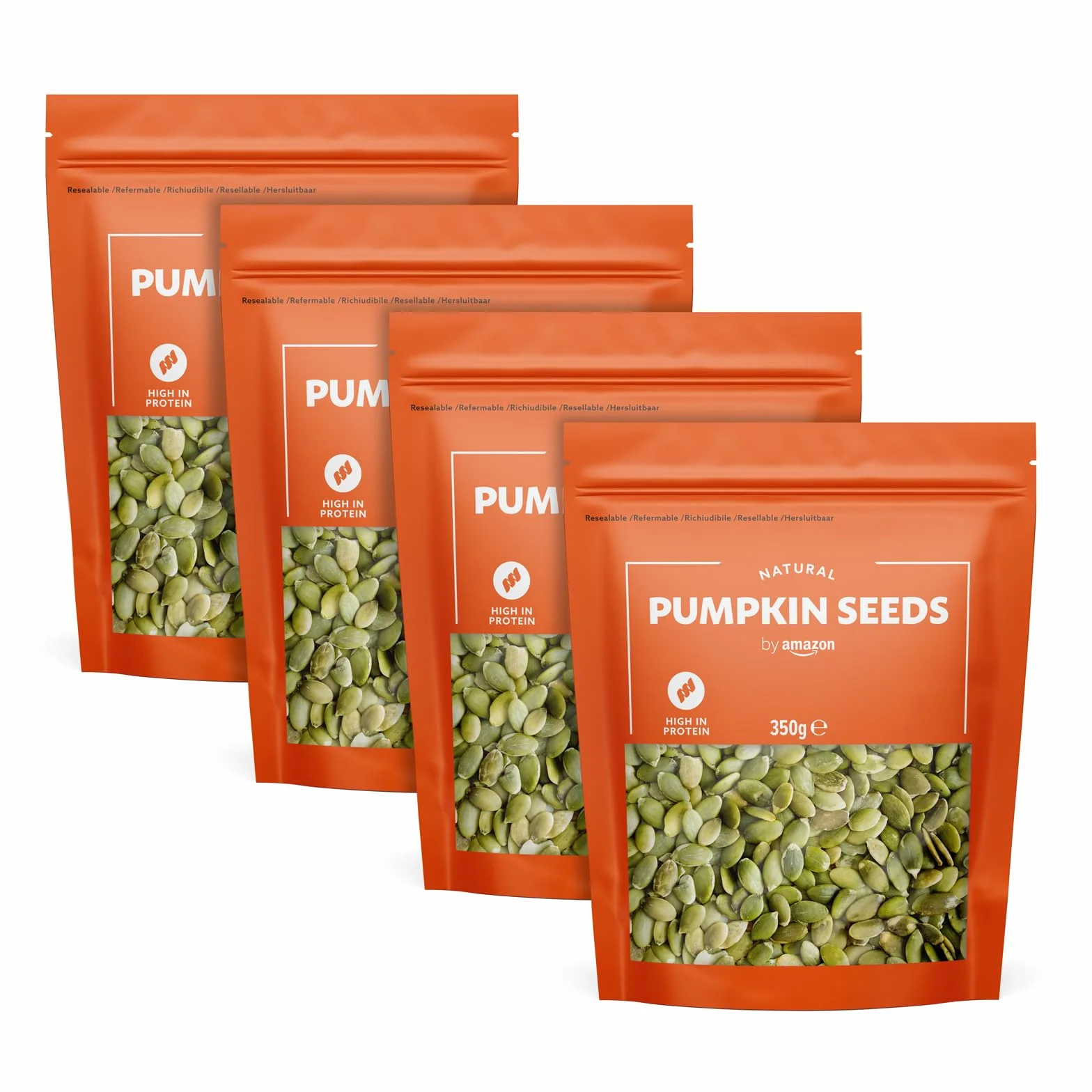 by Amazon PIPAS DE CALABAZA, 4 x 350 g