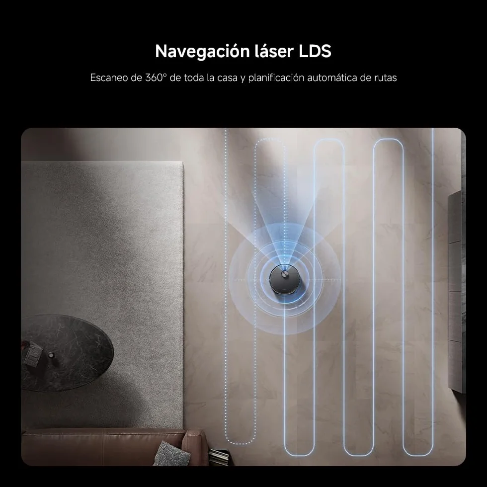 XIAOMI Robot Vacuum X20 MAX con estación Todo en uno: Vaciado automático, Lavado a Alta Temperatura y Secado rápido. 8000Pa, Brazo Extensible, Cepillo Anti-enredos, navegación LDS y Control por App.