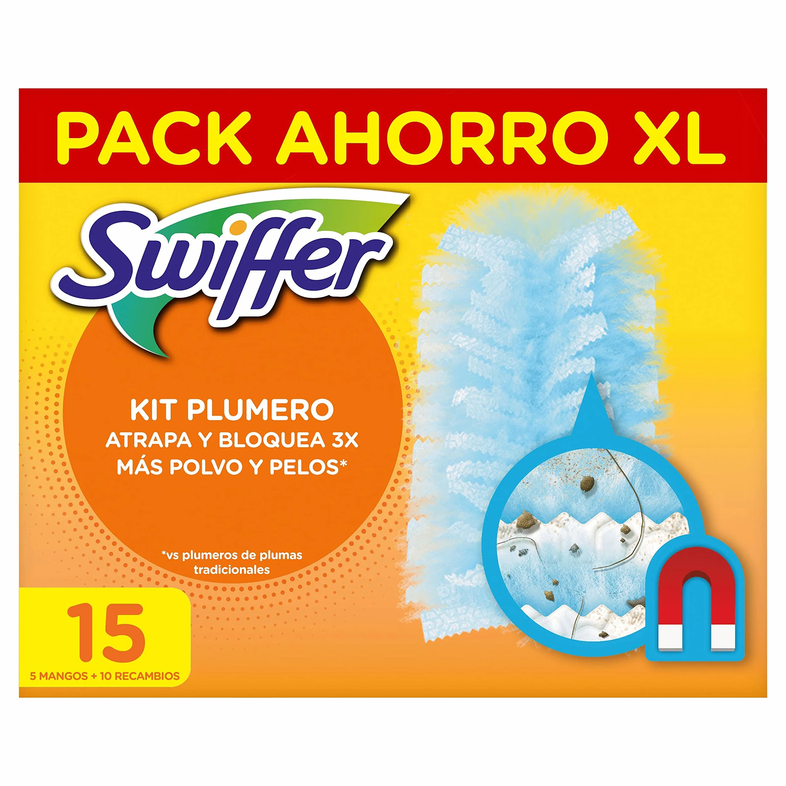 Swiffer - Kit Plumero con 15 recambios