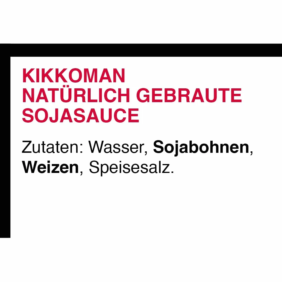 Kikkoman Salsa de Soja Original 500ml Fermentación Natural Receta Tradicional