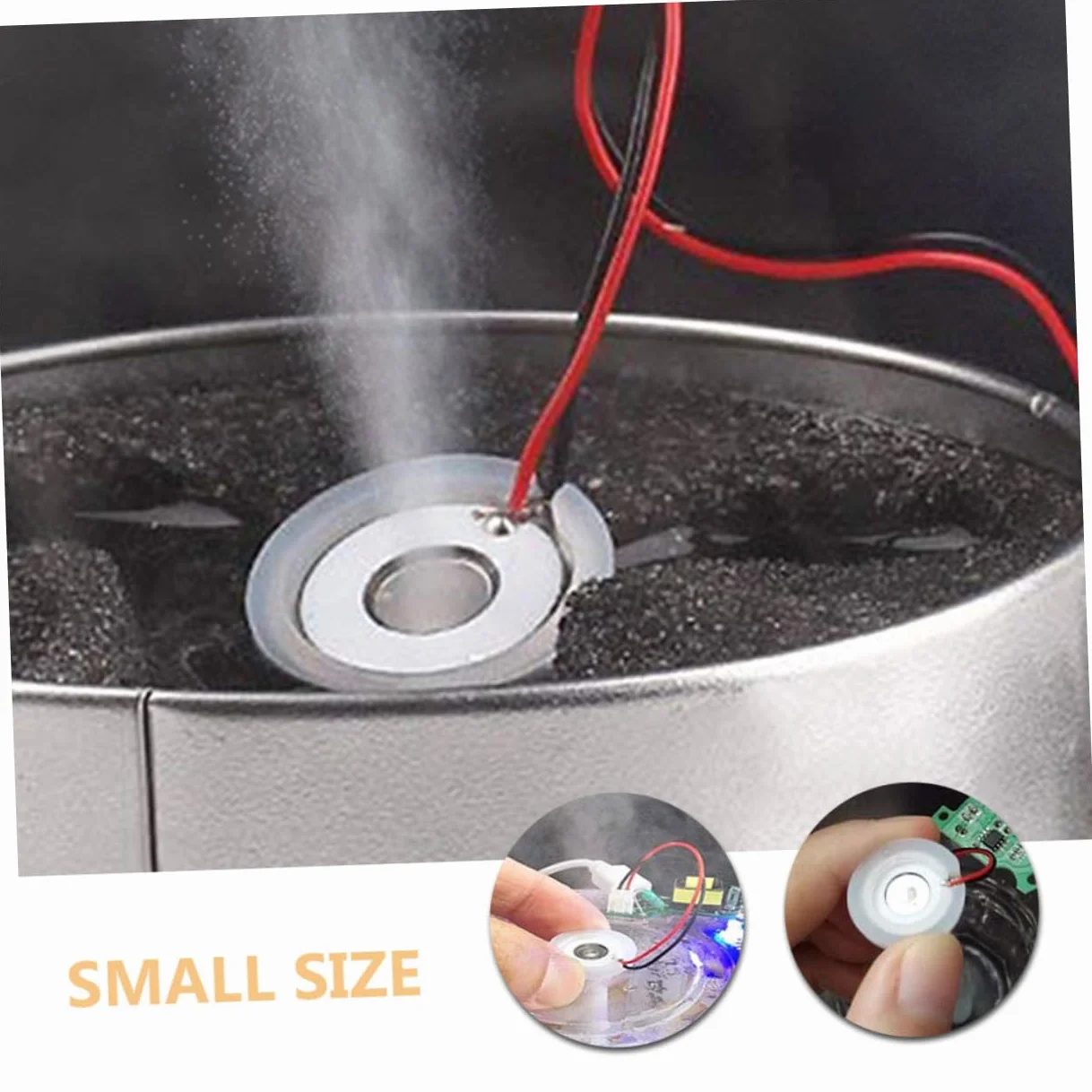 6 Piezas Tableta Atomizadora Fuente Kit De Reparación De Discos De Repuesto Humidificador Disco Generador De Niebla Ultrasónica Cerámica Máquina De Aromaterapia