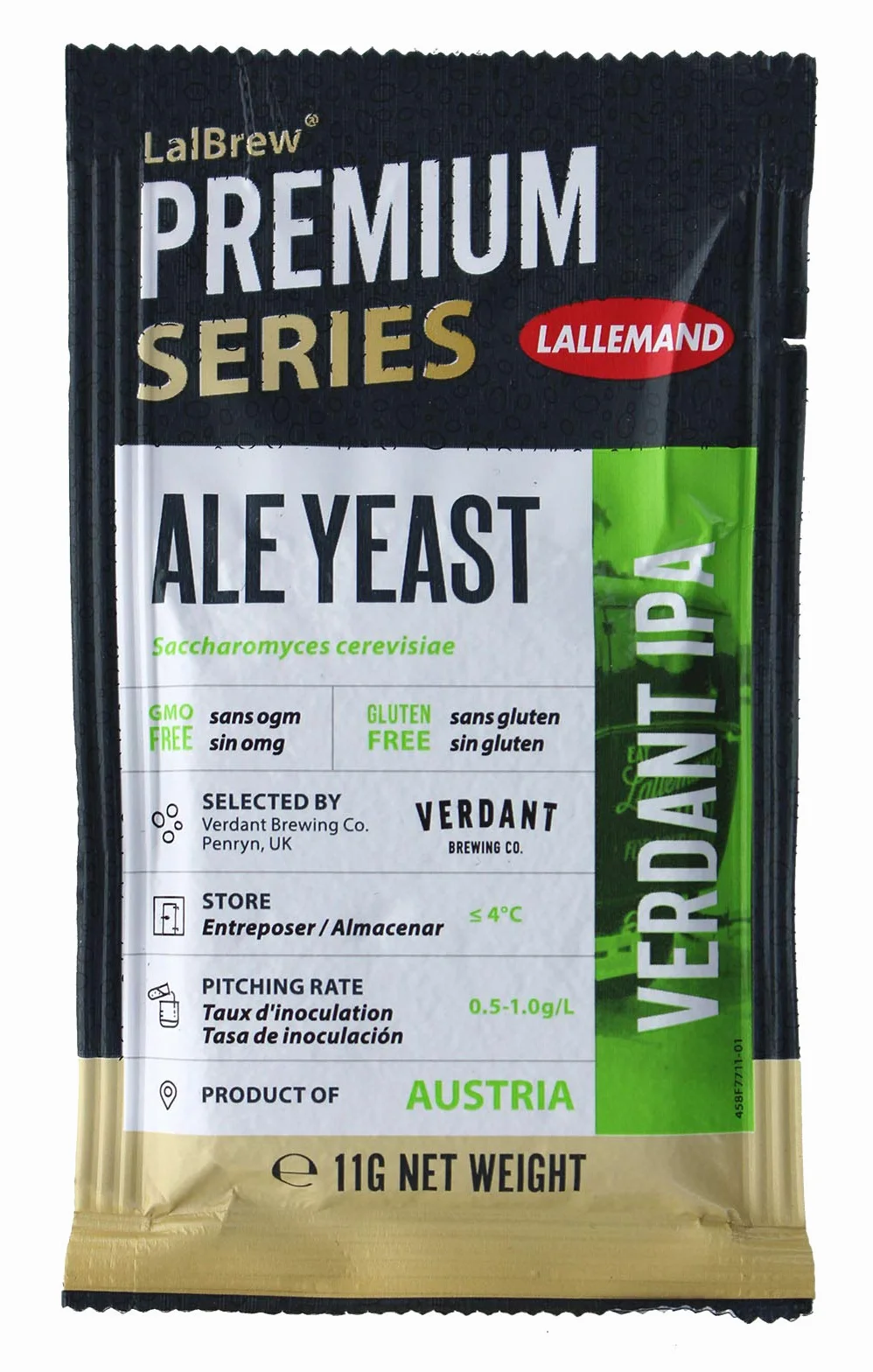 Levadura seca para cerveza IPA NEIPA 11 g cepa Verdant perfil frutal
