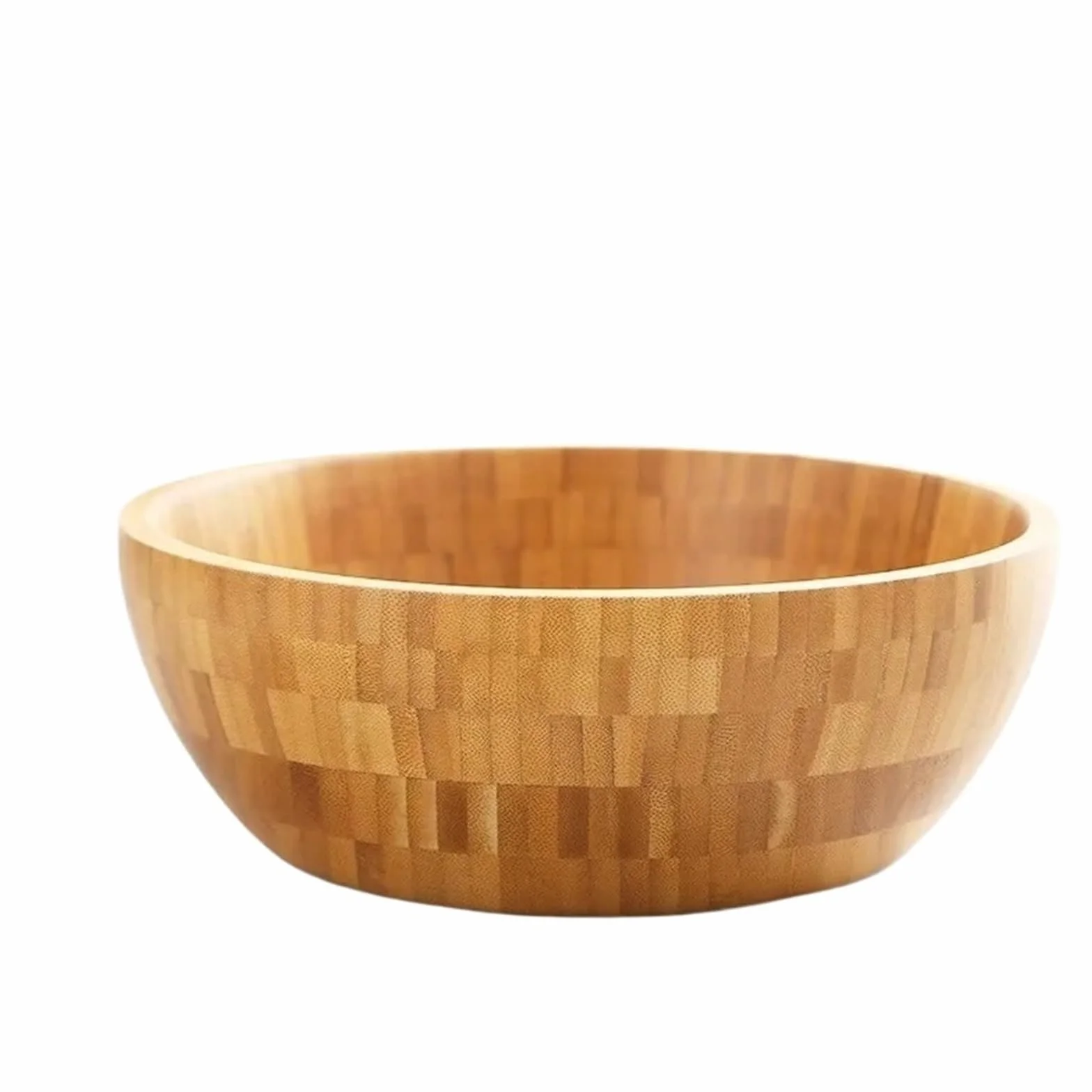 Ensaladera Cuenco de Madera for Ensalada Cuenco Grande de bambú para la Cocina Ensaladas Postre Merienda(MW0023)