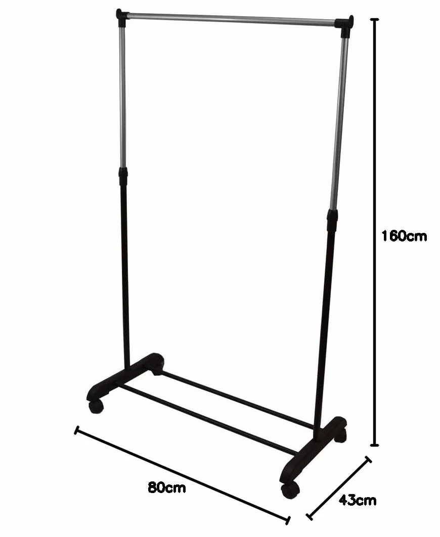 Home Vida Perchero Ajustable Ropa Rail, Plata Entrega Gratuita