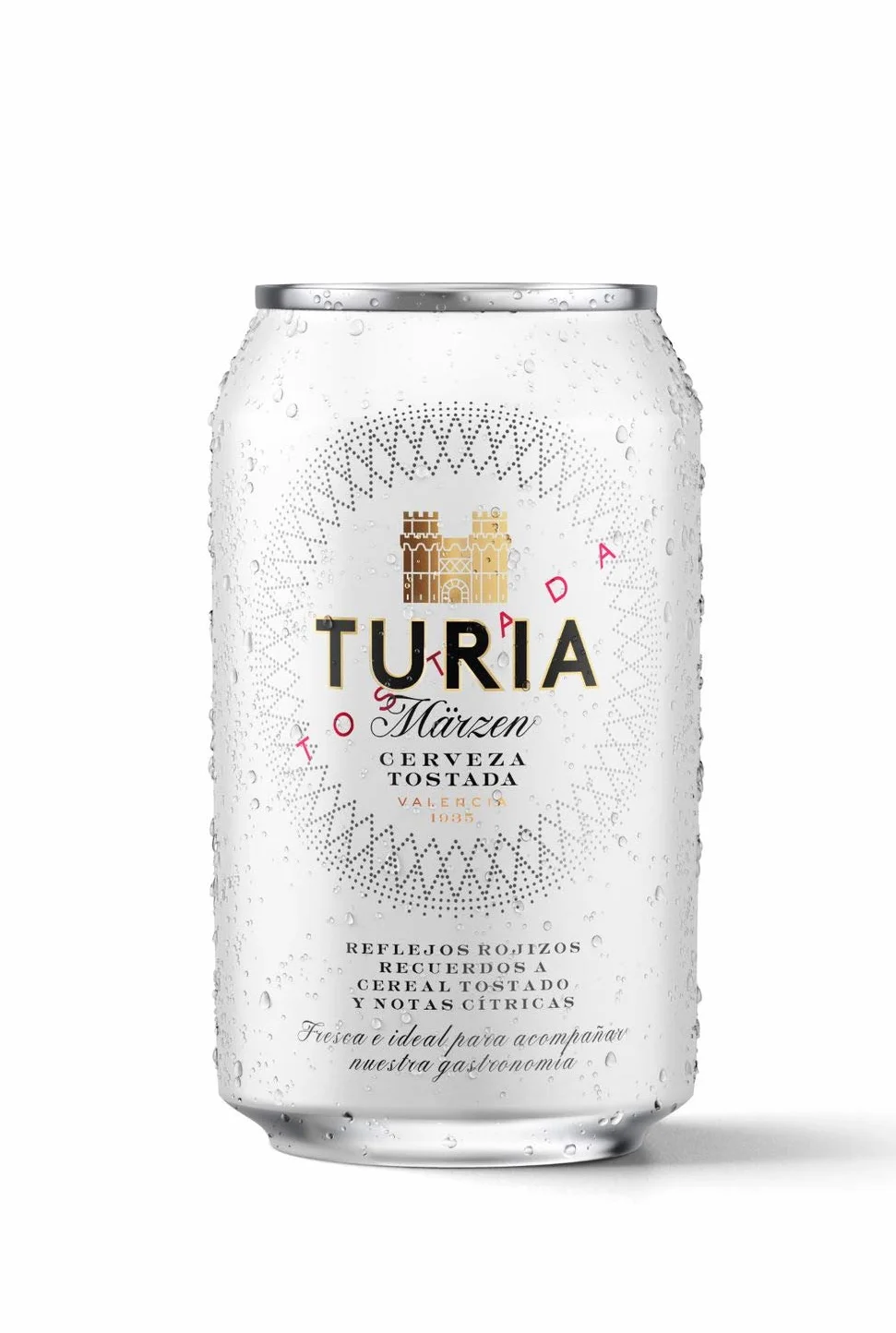 Turia Märzen Cerveza Tostada Pack 12 Latas x 33 cl
