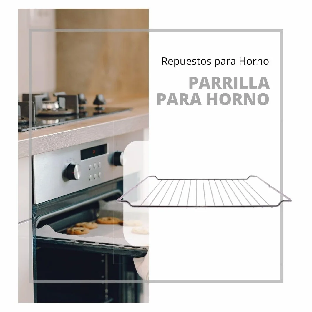 Parrilla para horno Recamania compatible con Teka 370x460 mm modelos HE HI HA HC HF HR HS