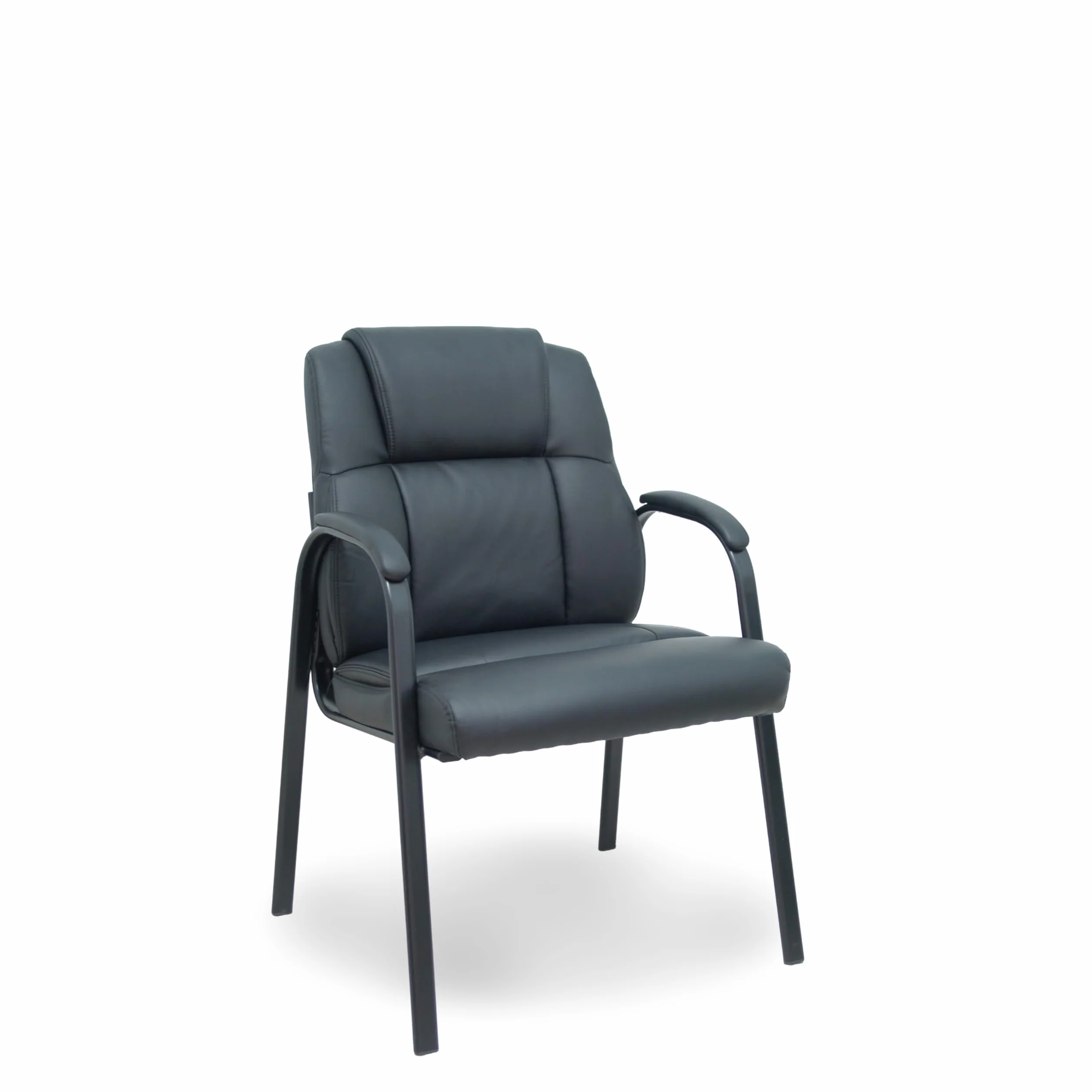 Piqueras y Crespo - Silla de Oficina Económica Opti543 con Brazos Fijos. Equipado con Espuma de Corte