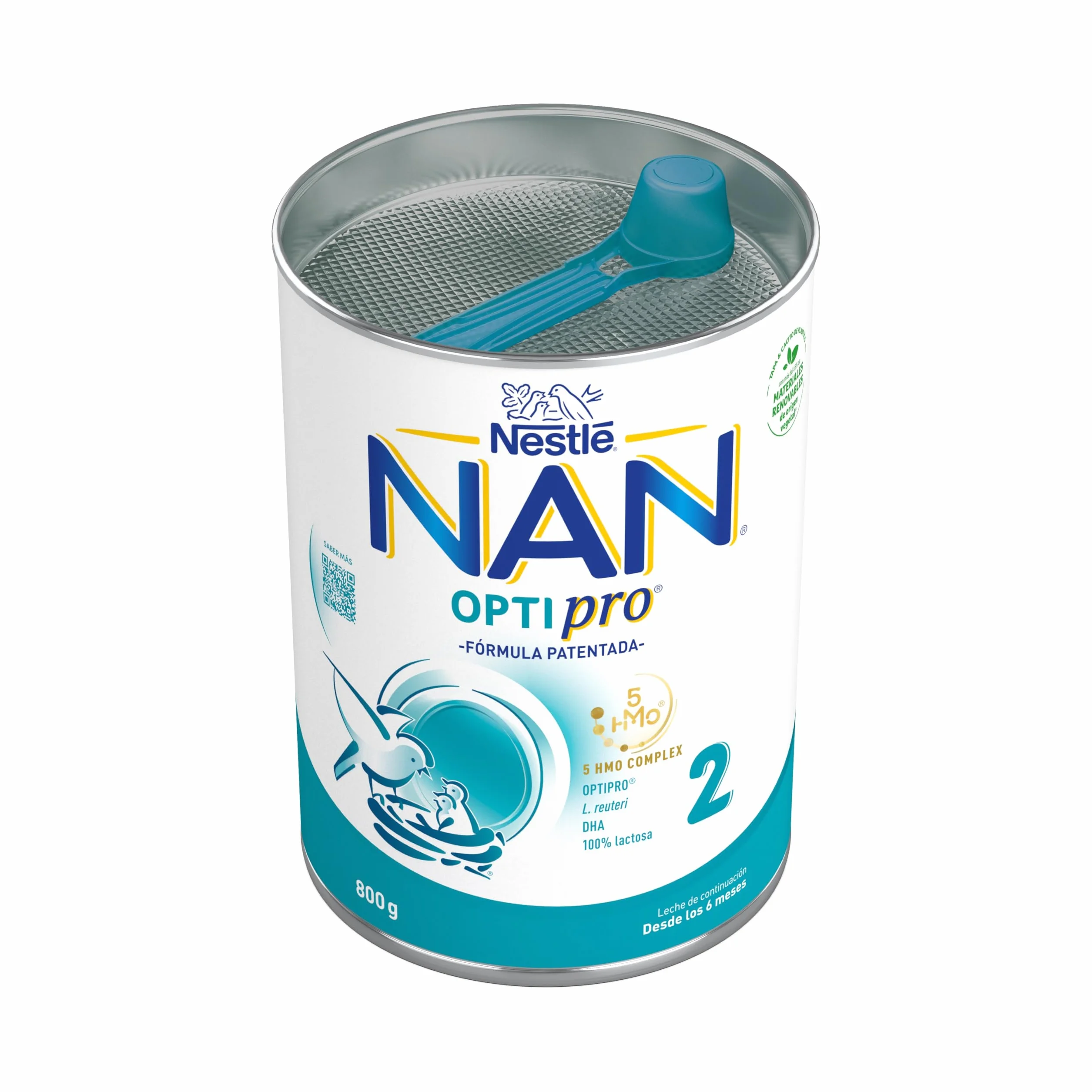 Nestlé NAN OPTIPRO 2 Leche de continuación en polvo 800g