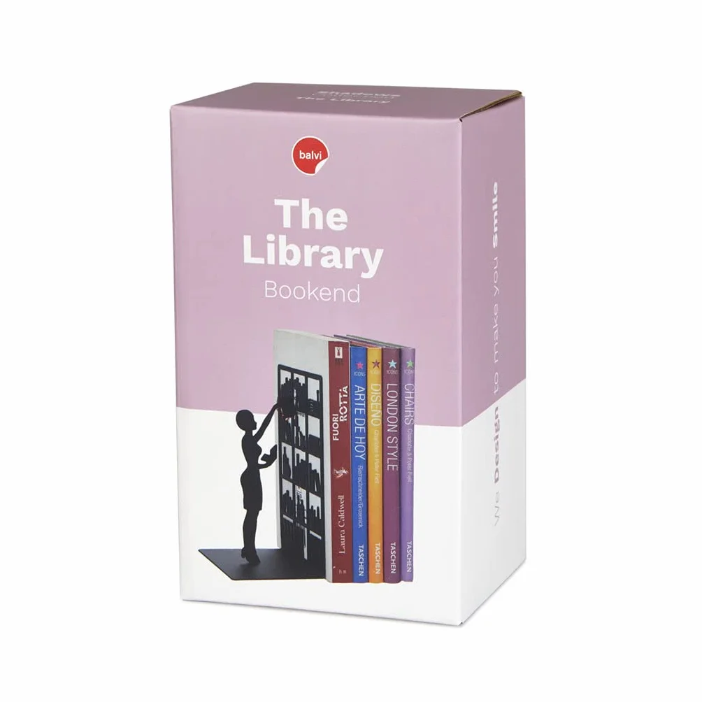 Balvi - The Library sujetalibros de Metal.