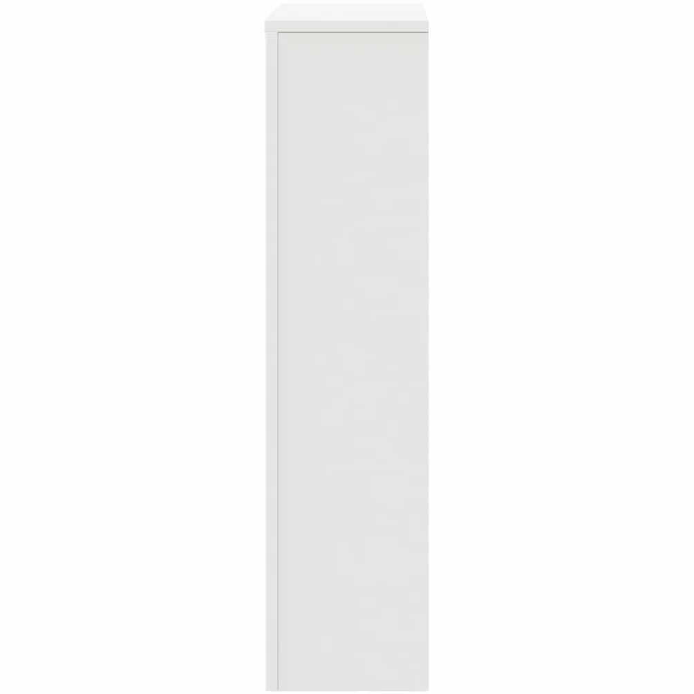 Cubierta de radiador Madera de ingeniería Blanco 78x20x82 cm Accesorios para radiadores