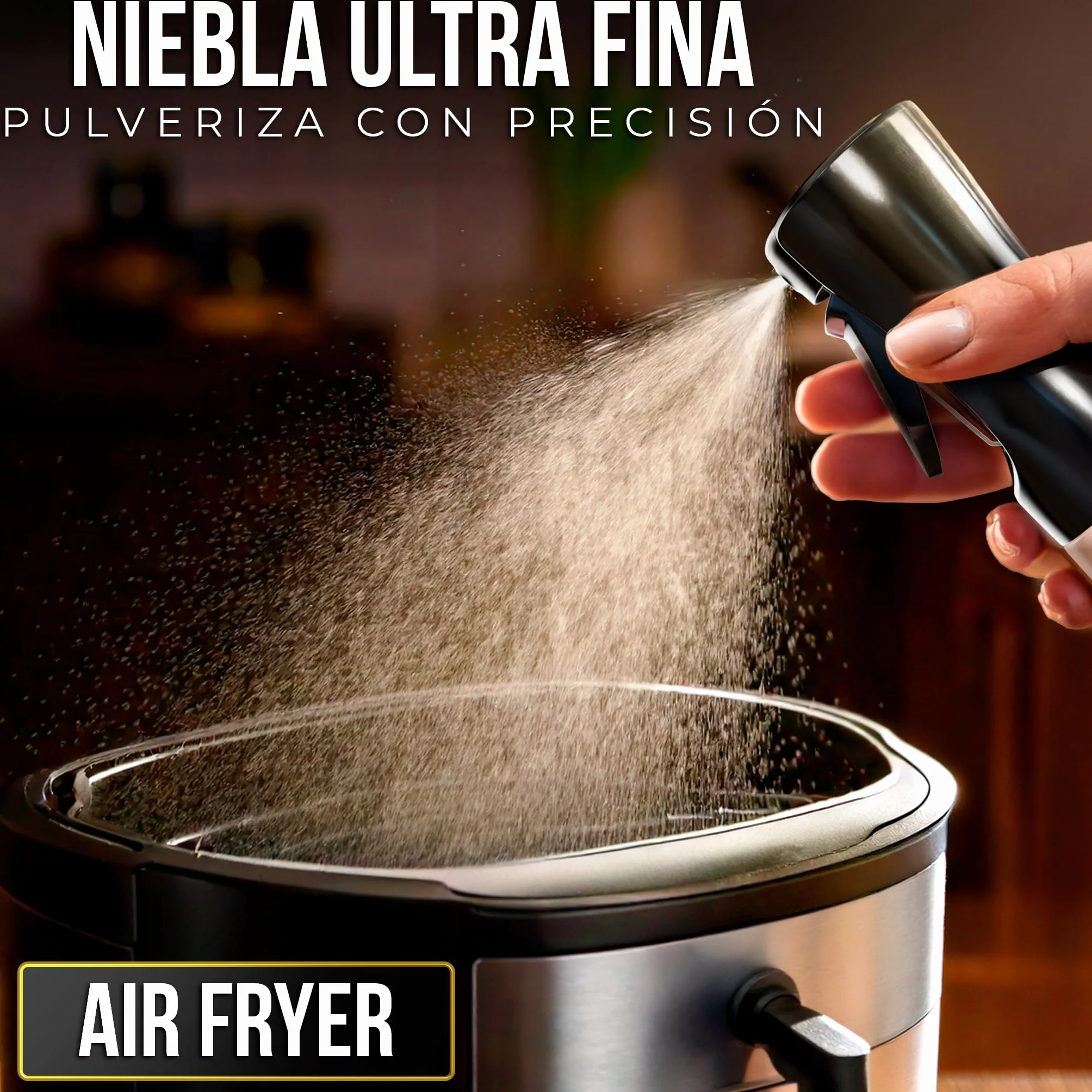 ActivoTex Pulverizador Aceite Spray Cocina 300 ml Dispensador Aceitera Botella Dosificador Aceite Oliva Vaporizador