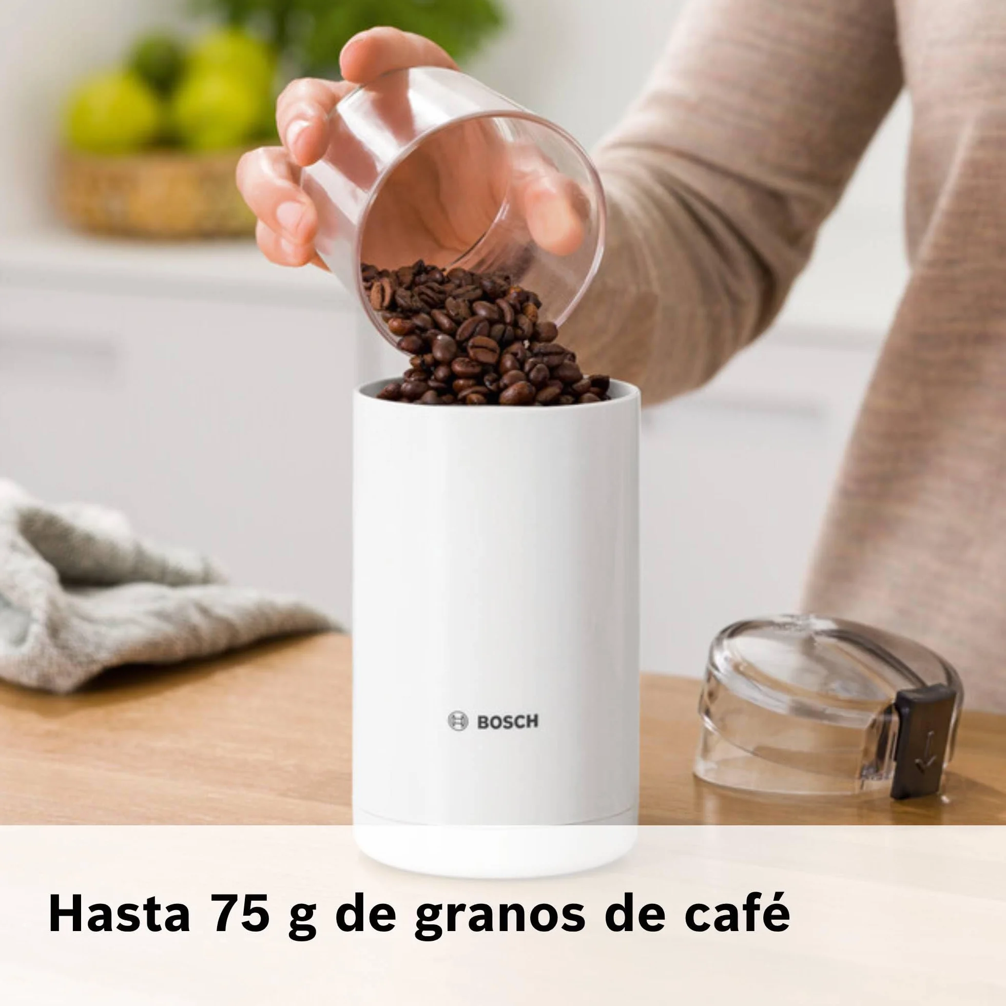 Bosch Molinillo de café 180 W acero inoxidable TSM6A011W