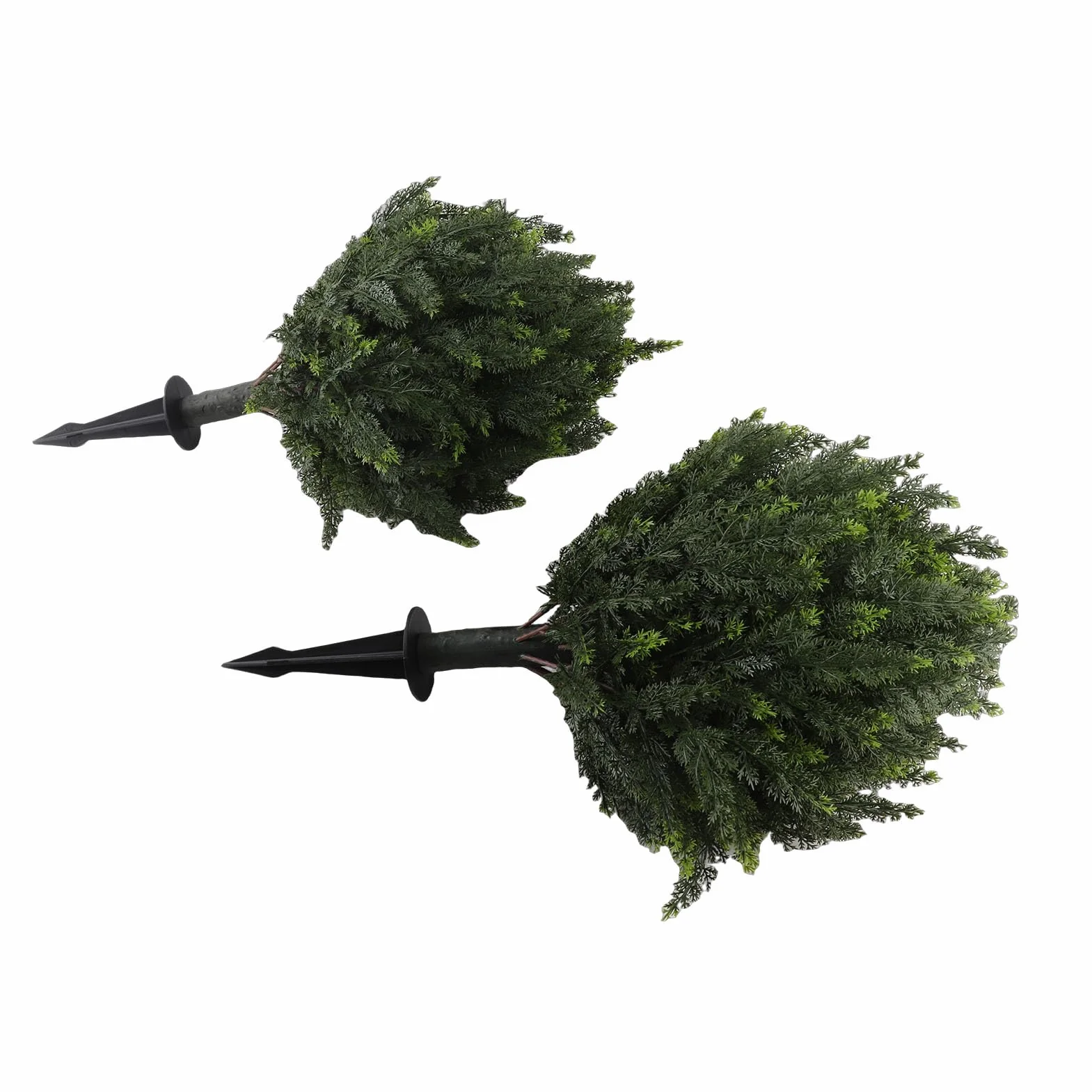 Acouto Árbol Topiario de Ciprés Artificial, Material de PE Duradero, Vegetación Exuberante, Fácil Instalación, Mantenimiento Cero para Jardines y Patios