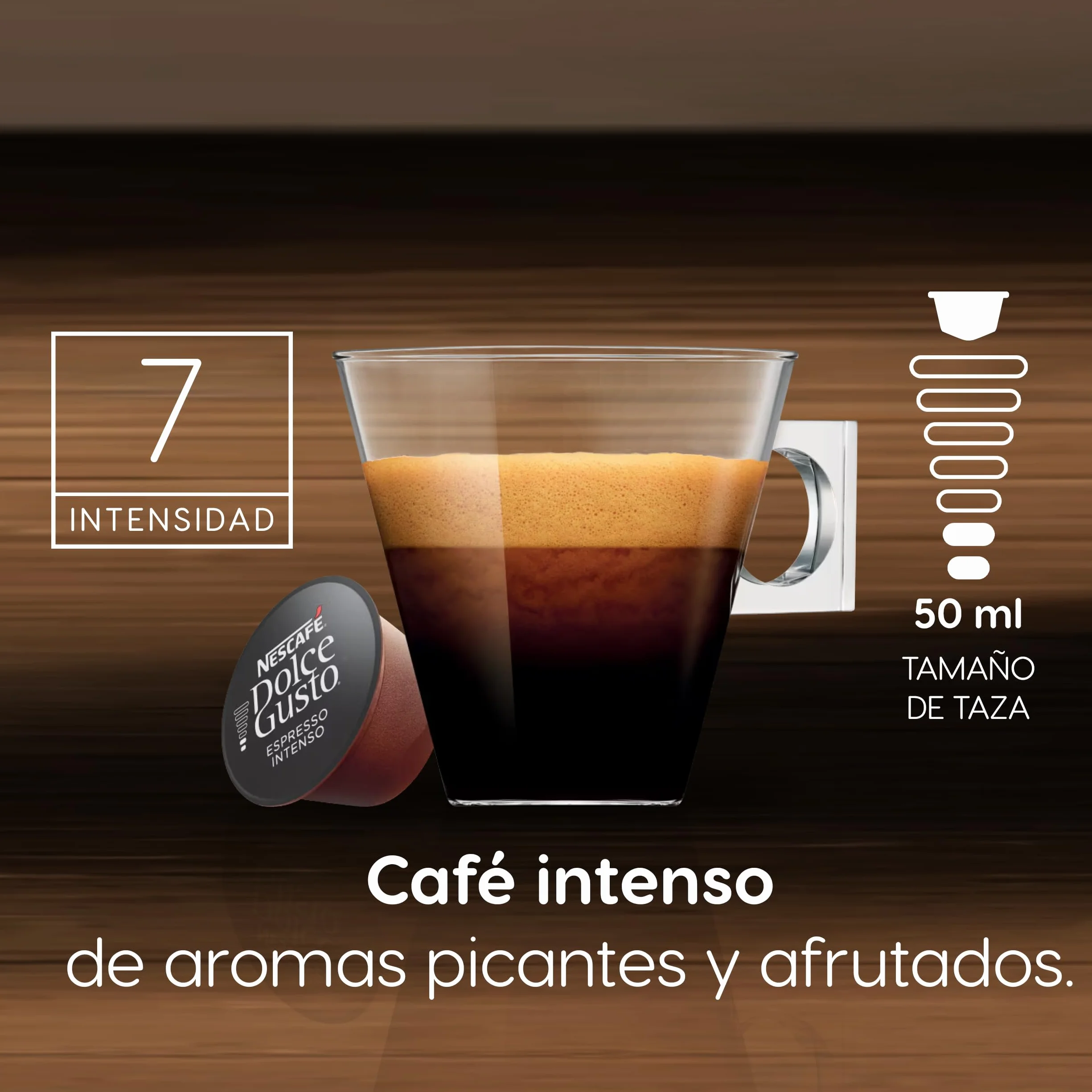 NESCAFÉ Dolce Gusto Espresso Intenso Cápsulas de Café 90 Cápsulas Intensidad 7 Originales