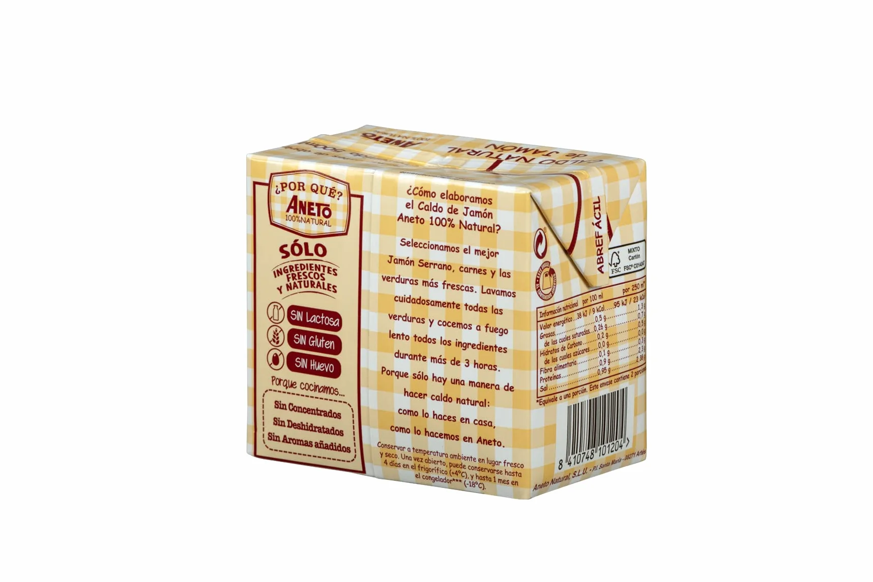Aneto Caldo de Jamón Caja 6 x 0,5 L