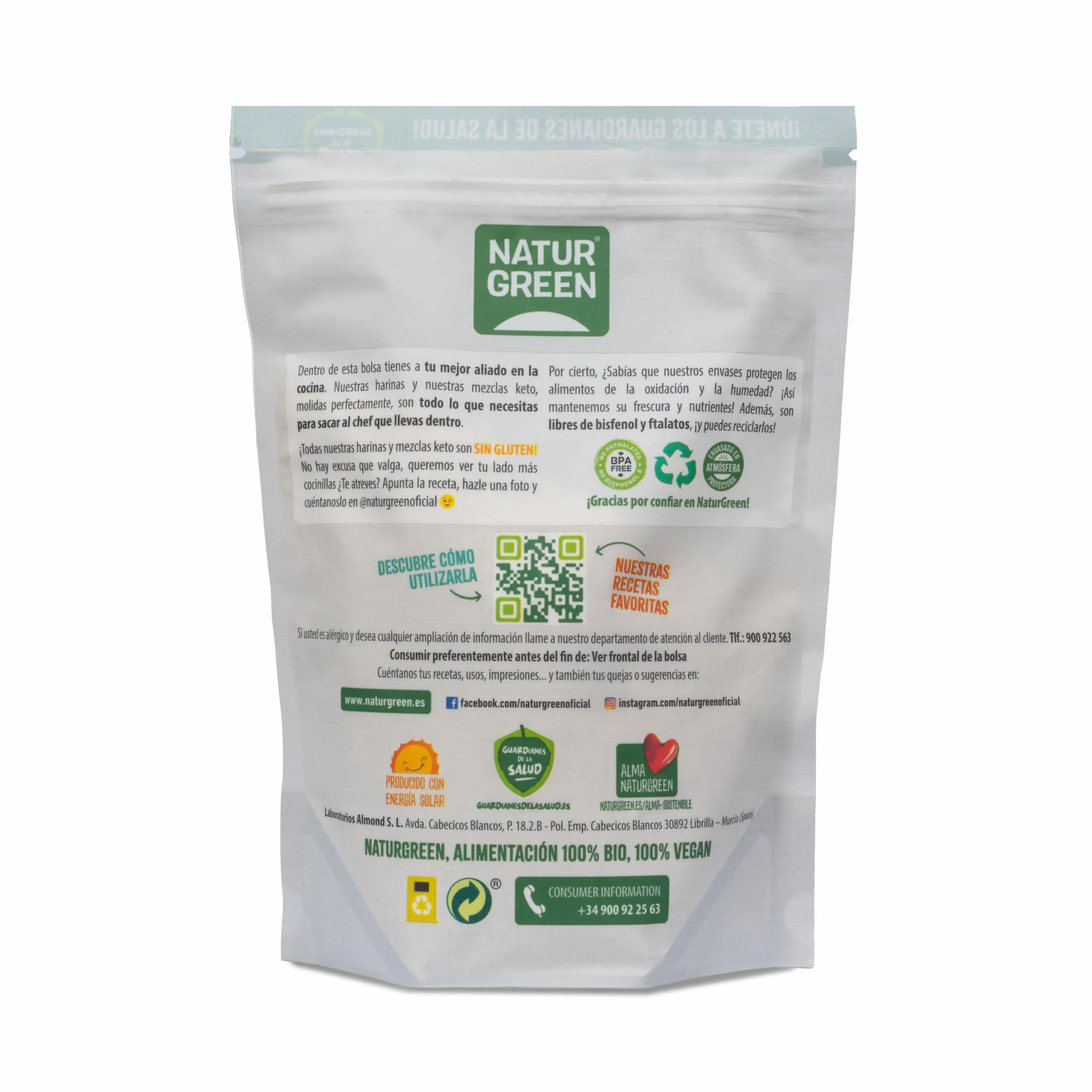 Naturgreen Harina de Trigo Sarraceno Bio sin Gluten
