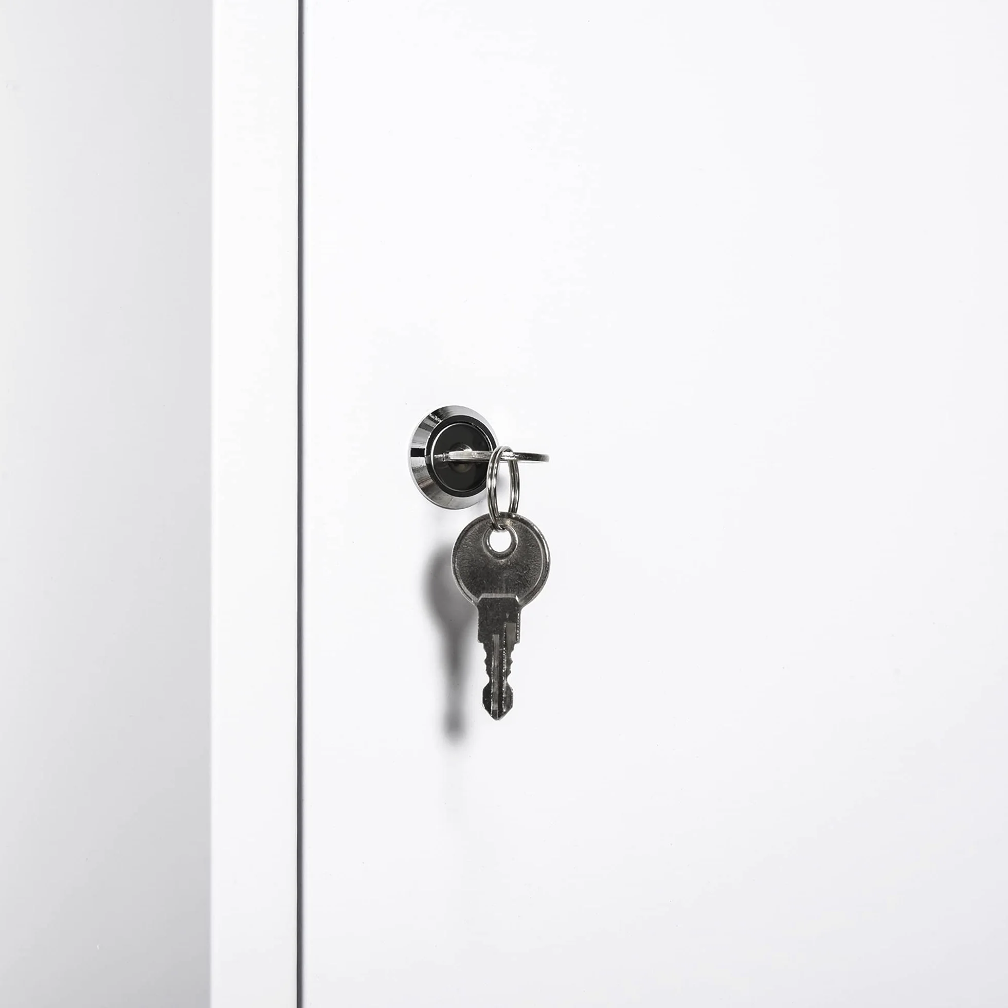 Kleankin Armario Botiquín de Pared de Metal 3 Estantes 40x18x60 cm Blanco