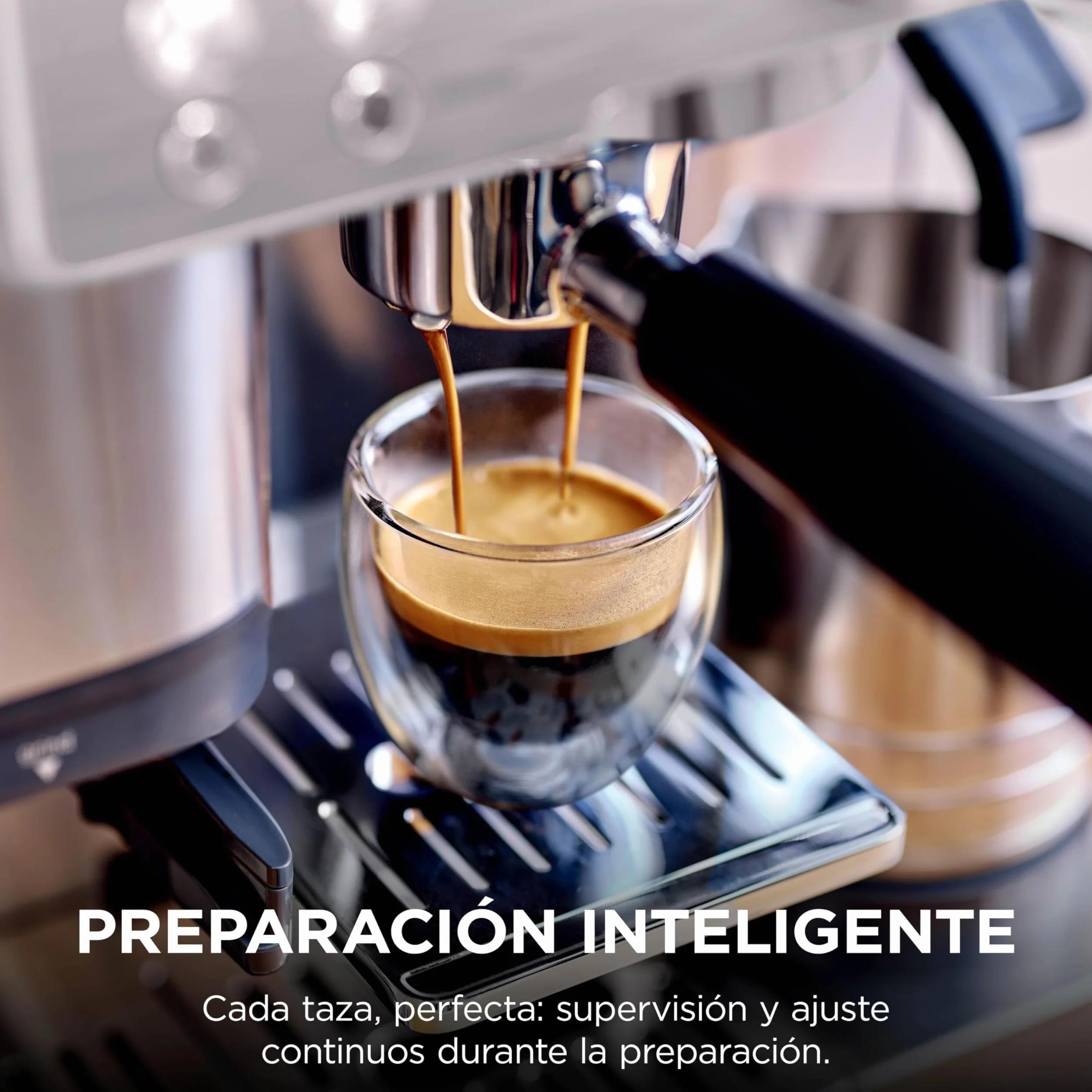 Ninja Luxe Premier Cafetera 3 en 1 Espresso Cold Brew Café Filtro Molinillo Espumador 25 Ajustes Molienda Plata ES601EU