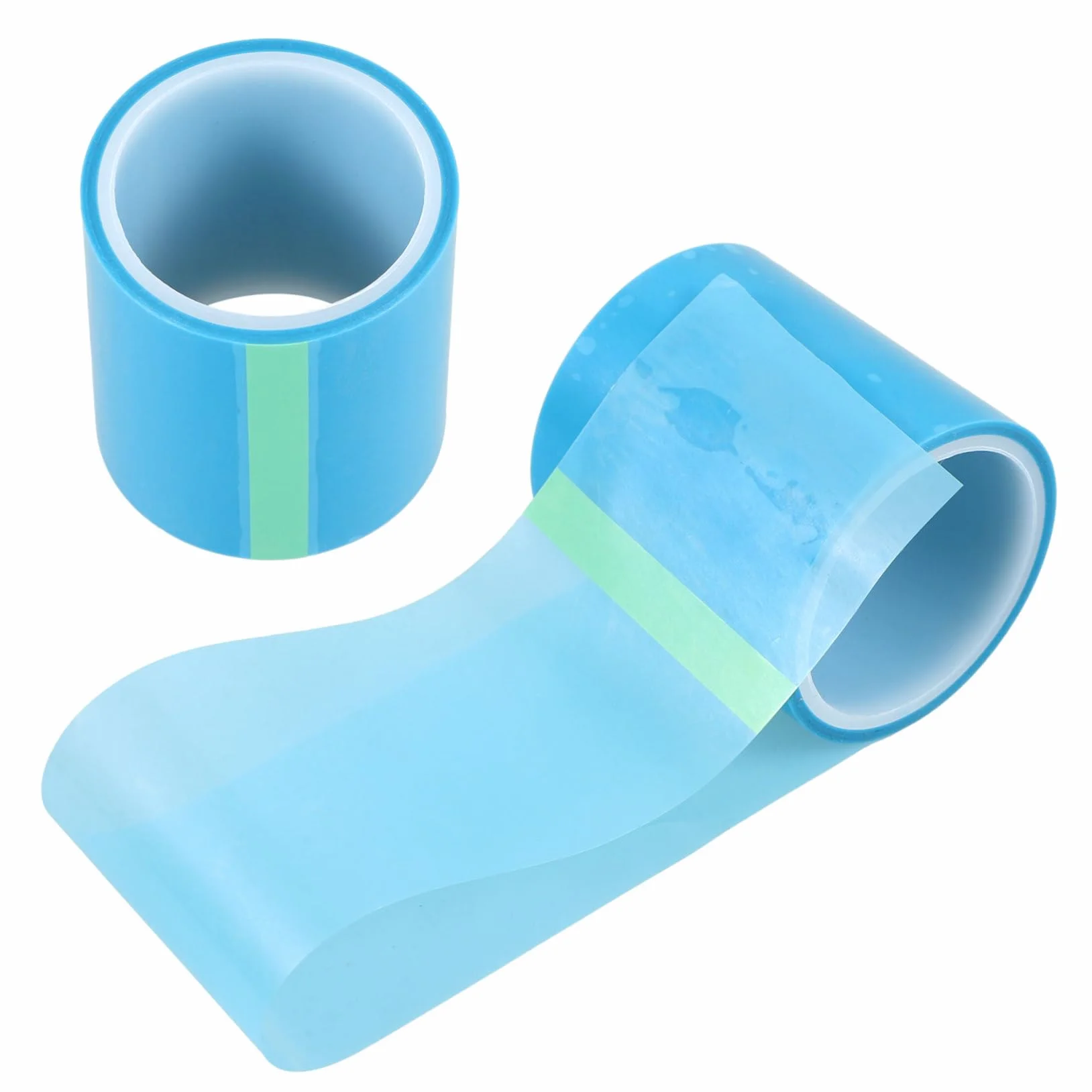 jojofuny Cinta Adhesiva Epoxi 2 Piezas Azul para Manualidades Diy, Herramienta Antifugas para Resina Uv, Accesorios Artesanía Joyería Uso Escolar y Creativo