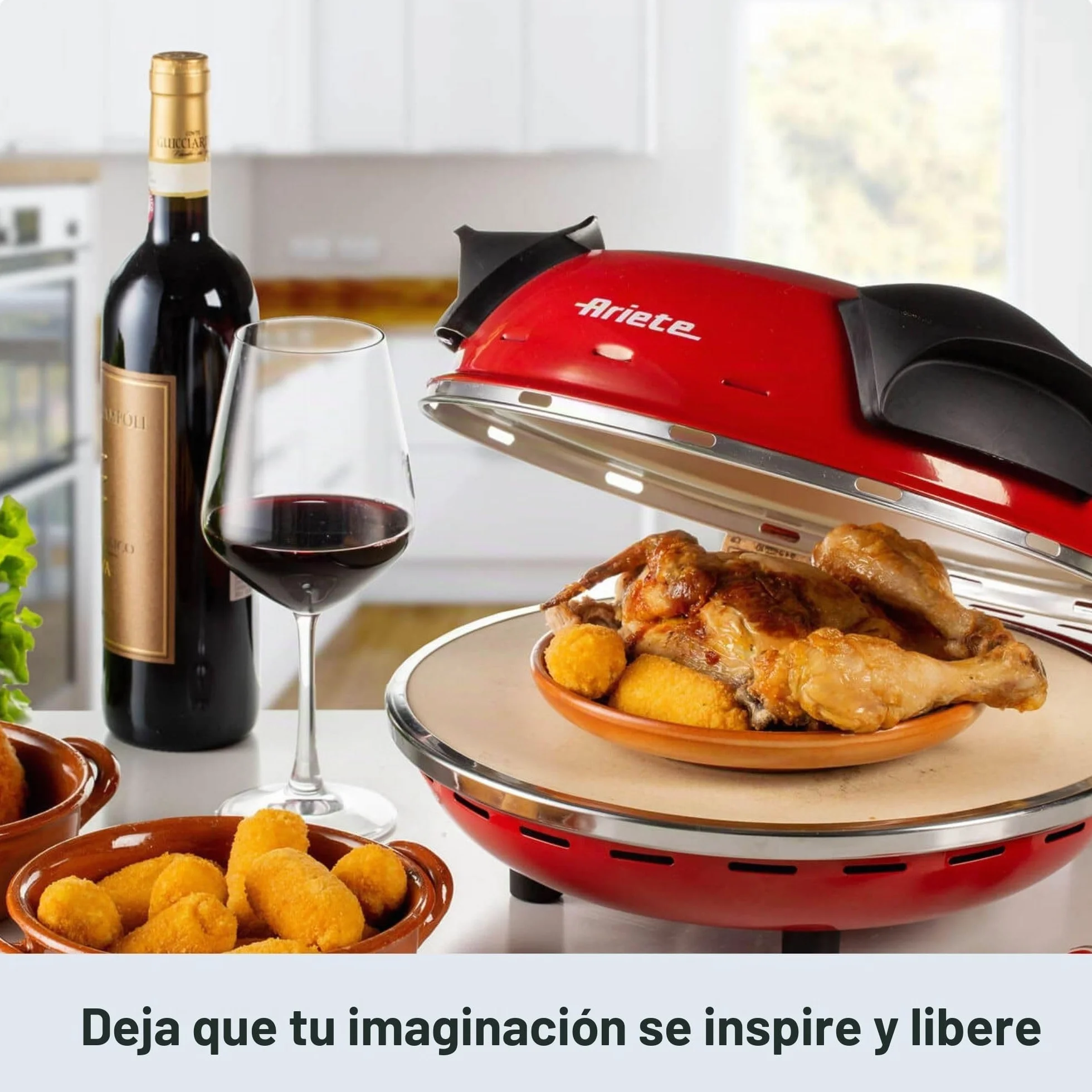 Ariete 909 Horno para pizza 1200 W 33 cm 5 niveles temperatura