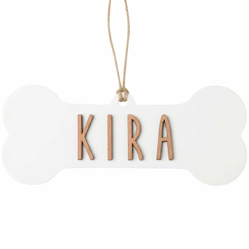 Adornos Navidad Personalizados: Decoracion Arbol, Placa Perro, Bola Navidad, Letras Madera, Hueso