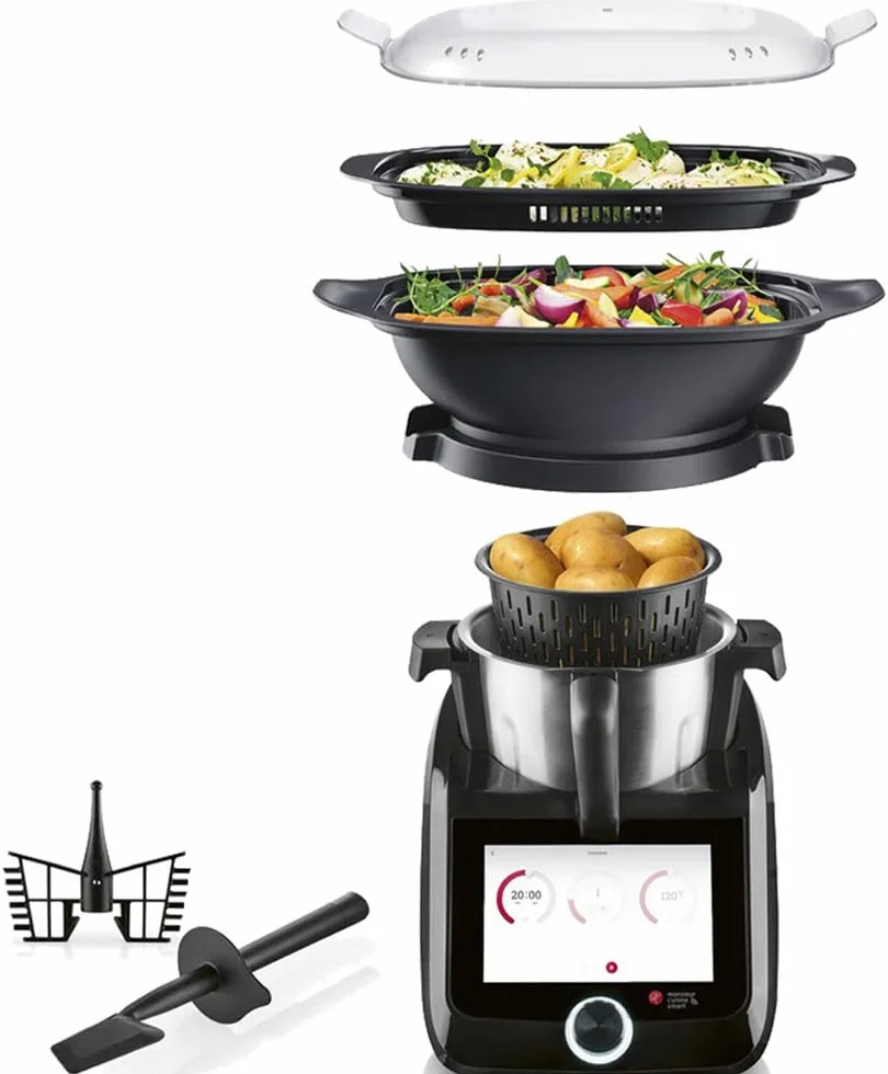 PSIDE Silvercrest Monsieur Cuisine Smart Black Edition SKMS 1200 B1 1200 W Negro