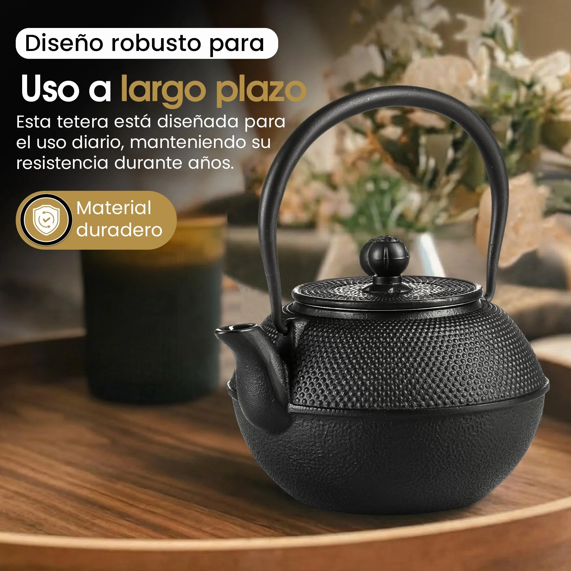 Dimono® hierro fundido de Asia tetera de jarra de hierro tradicional