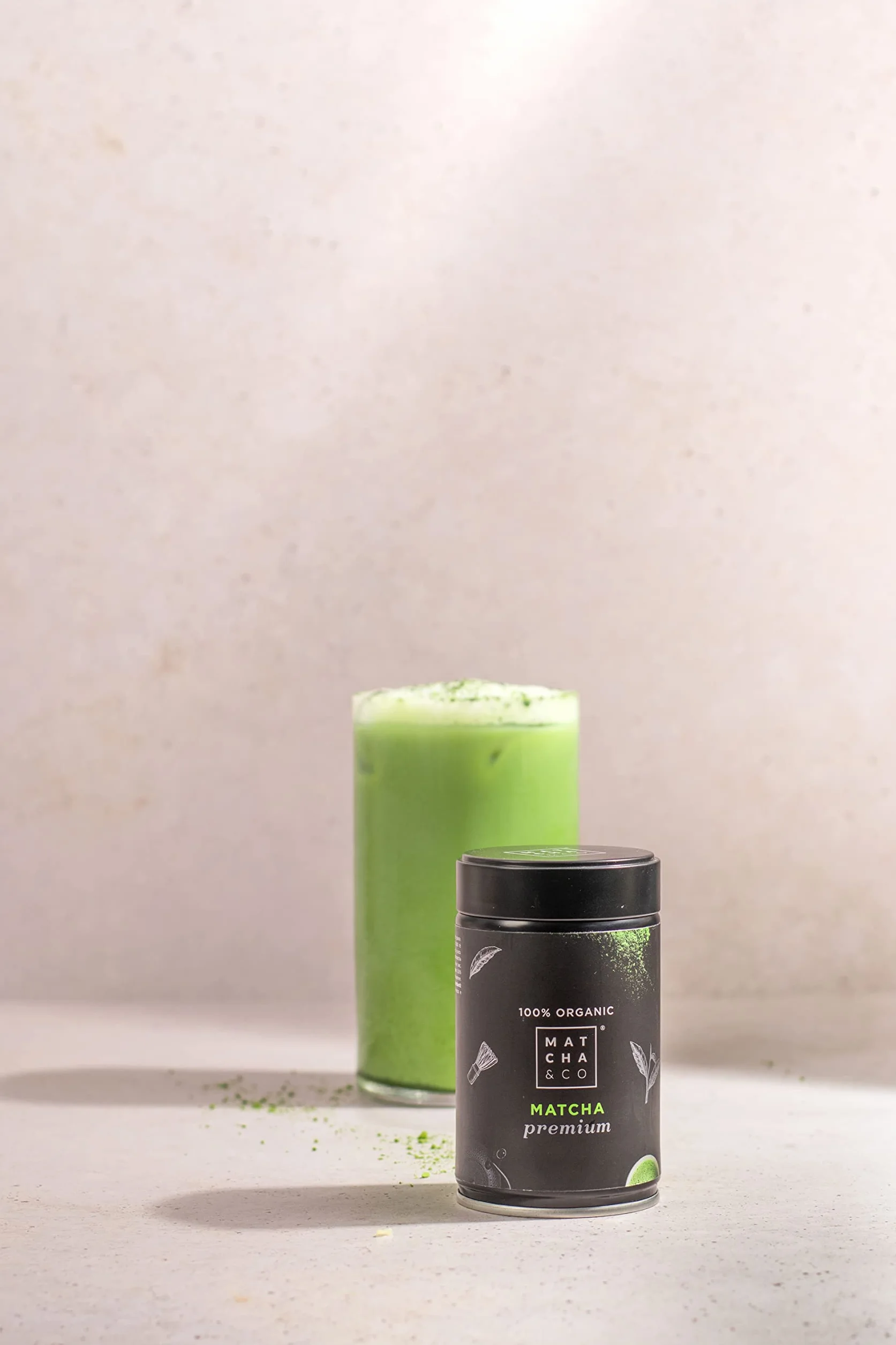 Matcha & CO Té Matcha Premium 100% Ecológico Grado Ceremonial en Polvo Orgánico de Japón 30 Gramos