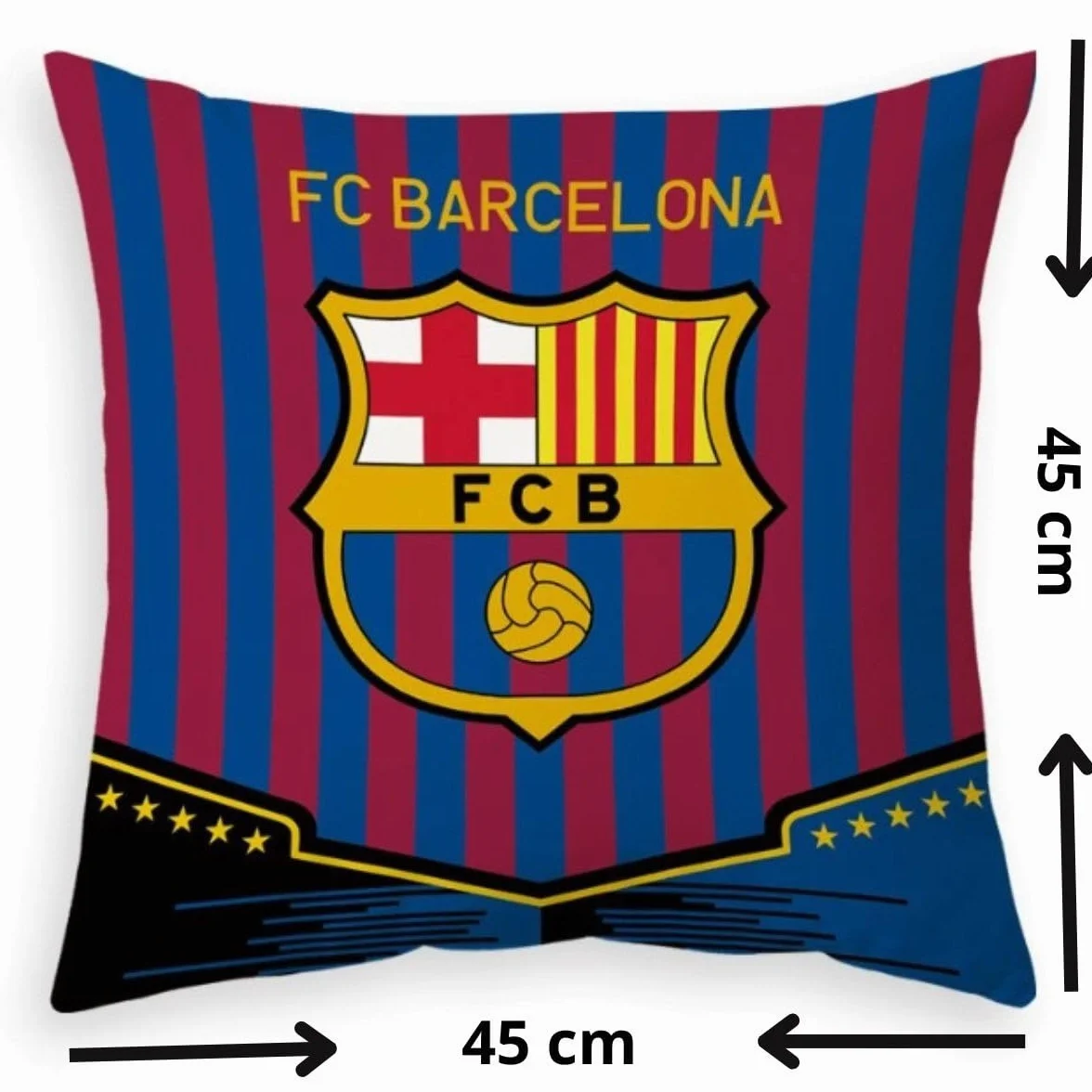 Cojín de 45x45cm de Clubs Deportivos (Barcelona)