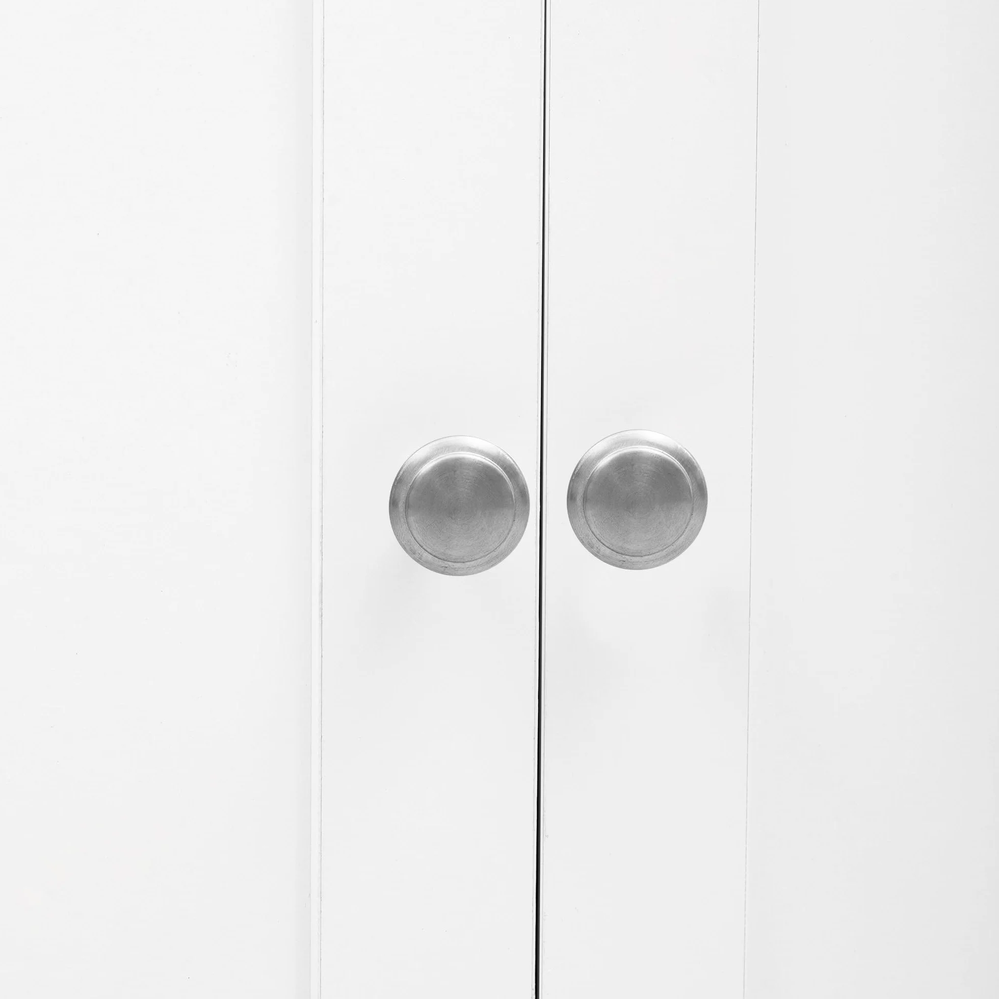 Azkoeesy Aparador Blanco con Puertas de Cristal y 2 Cajón - 120x37x80 cm, Mueble Multifuncional (Cocina/Buffet/Archivador) para Sala de Estar y Oficina - Diseño Moderno con Almacenamiento