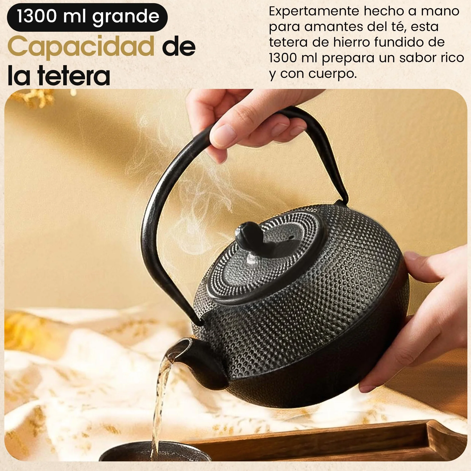 Dimono® hierro fundido de Asia tetera de jarra de hierro tradicional