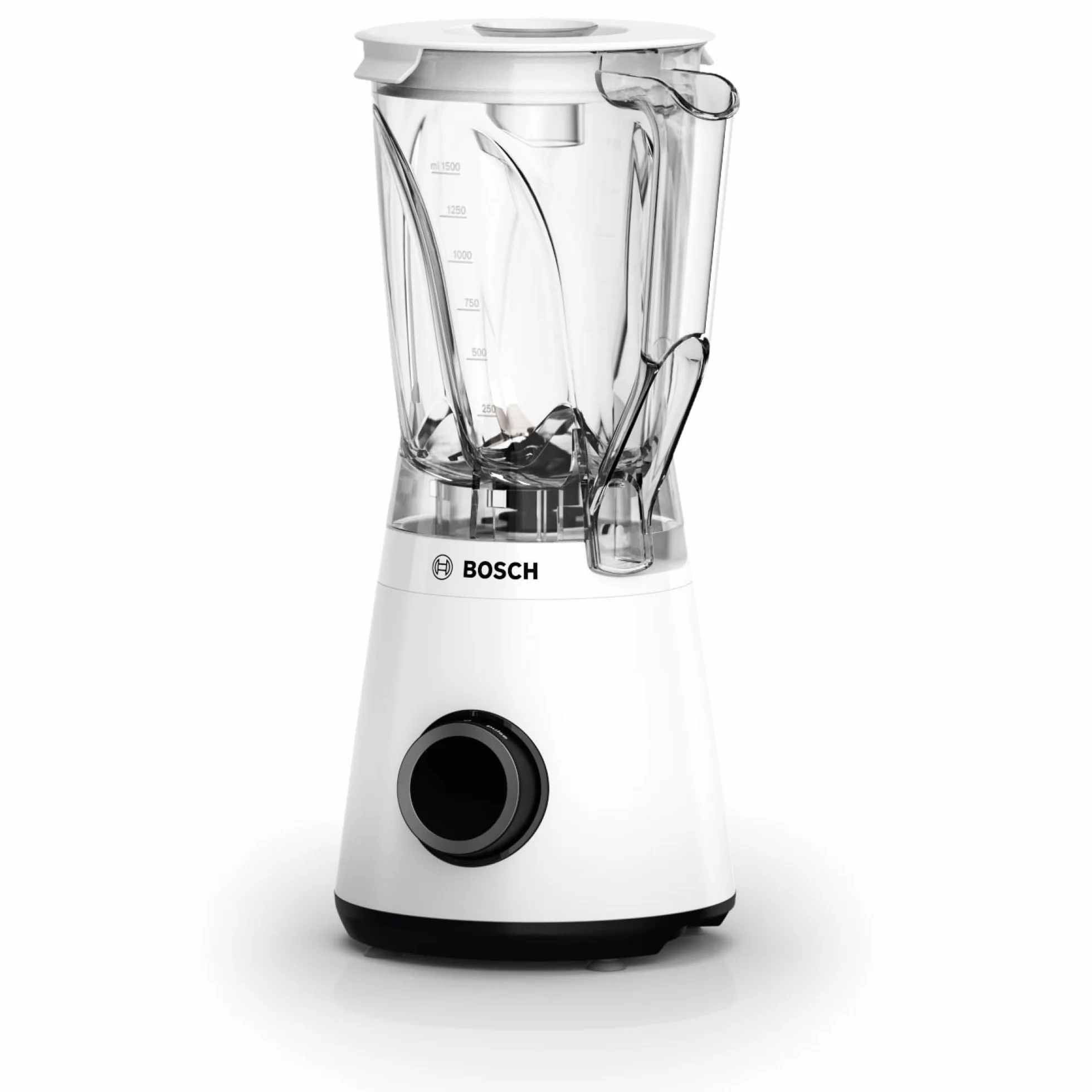 Bosch - Batidora de vaso, VitaPower, Serie 4, 1200W, Jarra Tritán, Botella ToGo, Blanco, MMB6141W