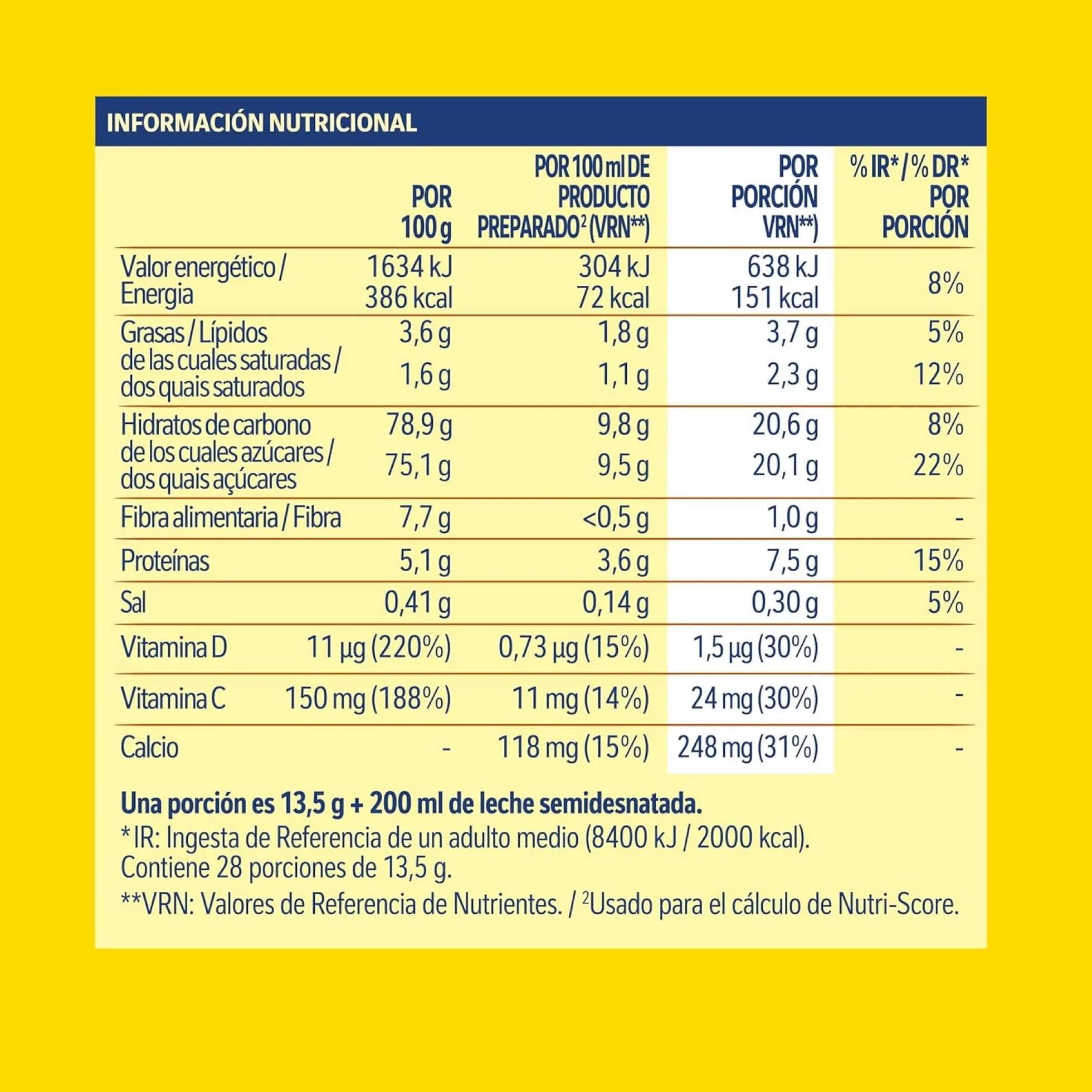 Nesquik NESTLÉ Instantáneo Cacao Soluble 700g Pack de 6