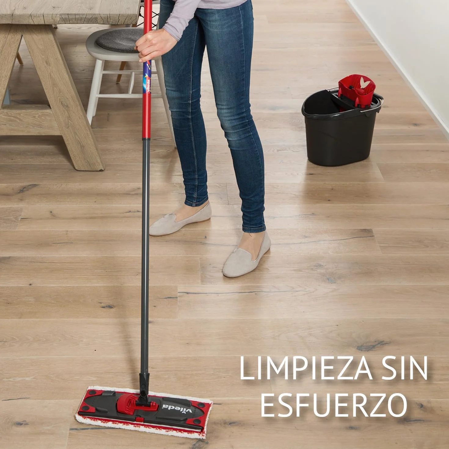 Vileda Ultramax Mopa de Microfibras con Cubo y Escurridor