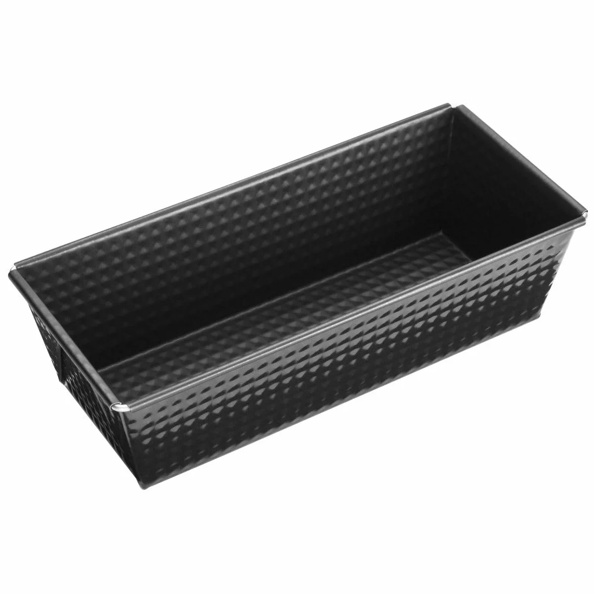 Zenker Molde Rectangular en Acero con Revestimiento Antiadherente Teflón, Negro, 1 Unidad, 30 x 11.5 x 7 cm, Z6514