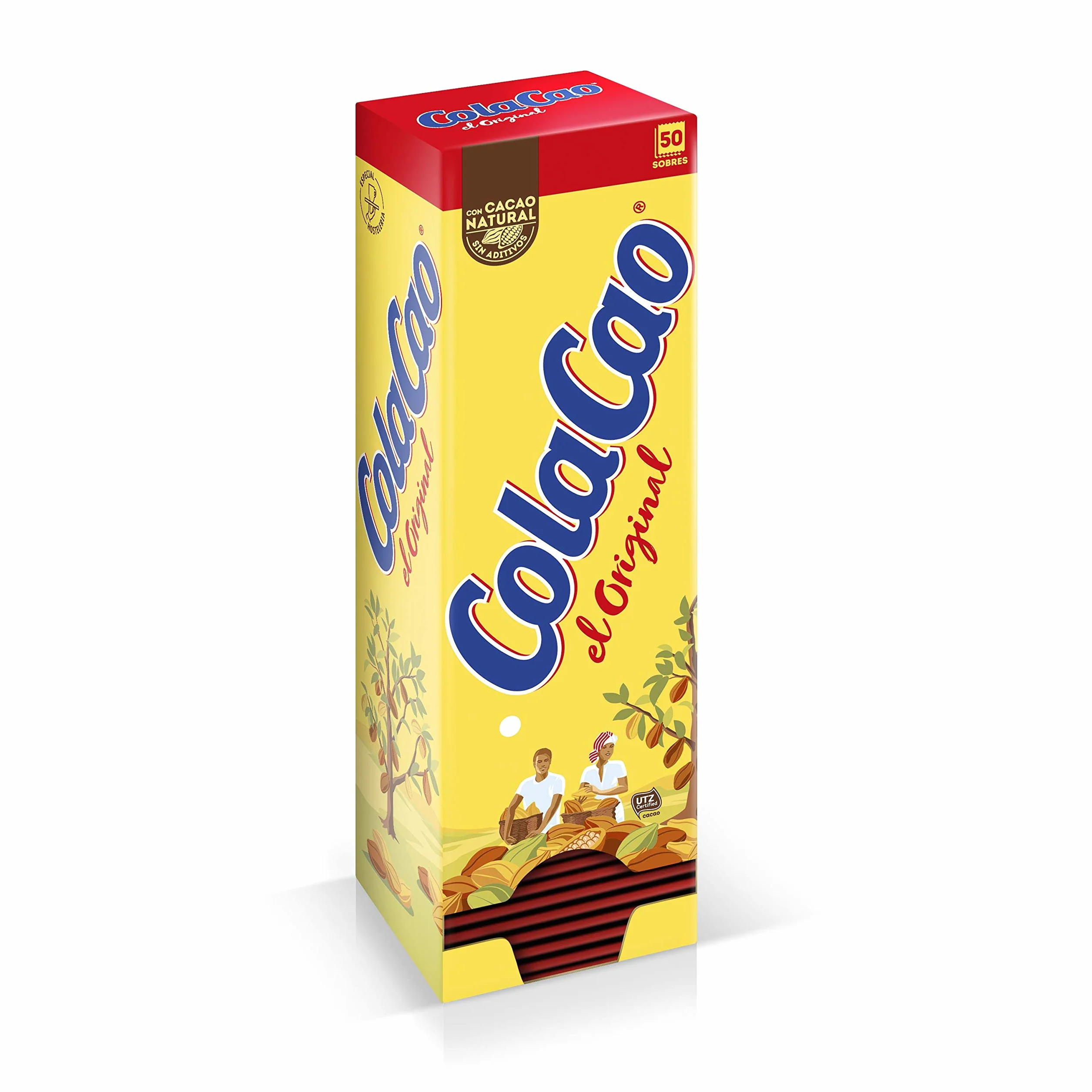 ColaCao Original con Cacao Natural 50 sobres 18g