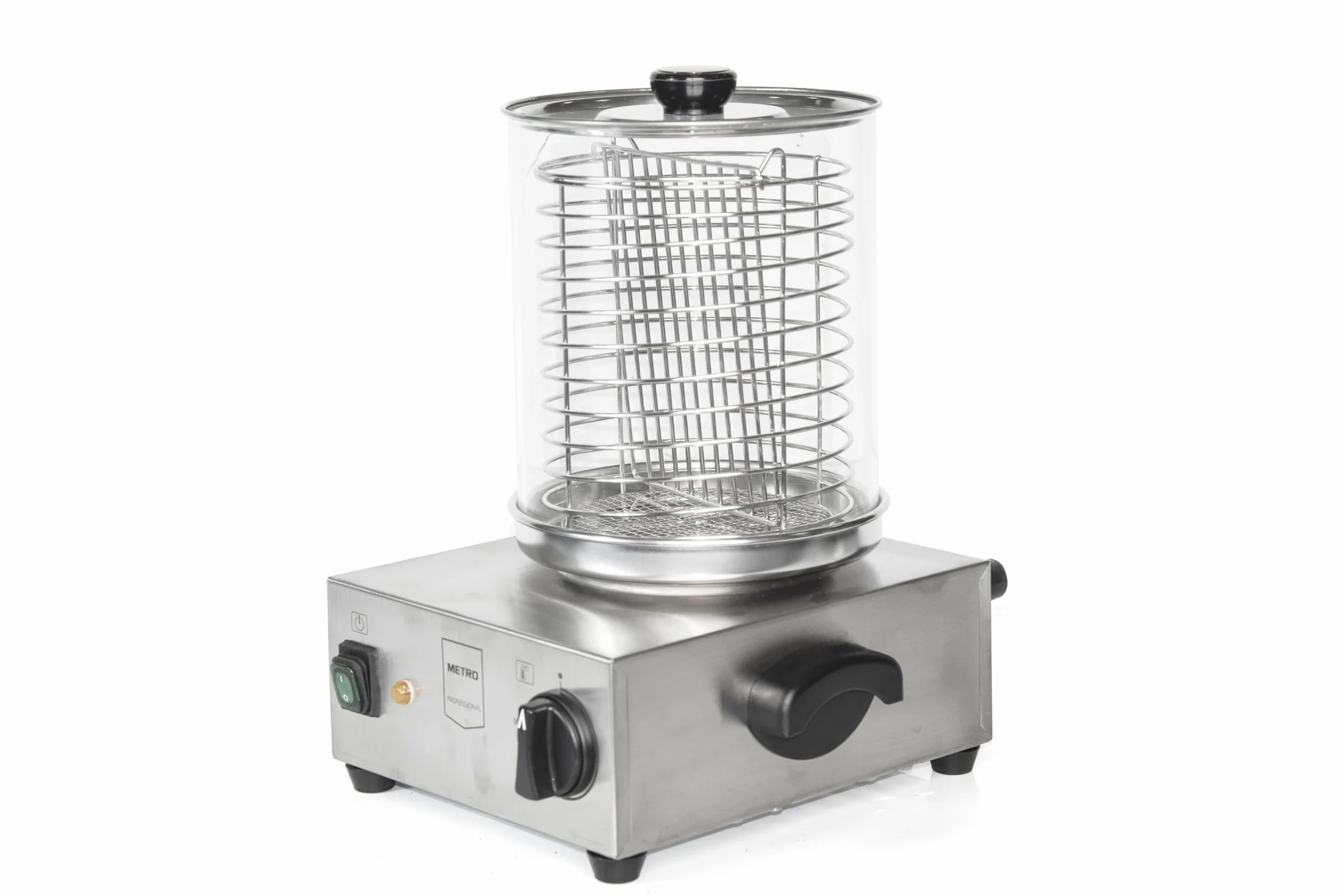 METRO Professional Máquina para Perritos Calientes GHM1002, Acero Inoxidable, 800 W