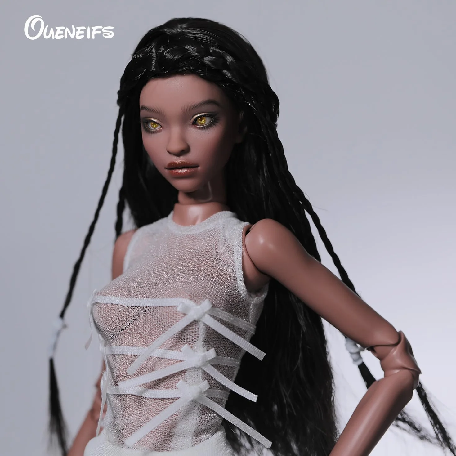 Oueneifs Banksy Doll BJD - Muñeca de resina especial de 1/4, cuerpo delgado, color de piel, color blanco, opción de regalo para niños de más de 15 años