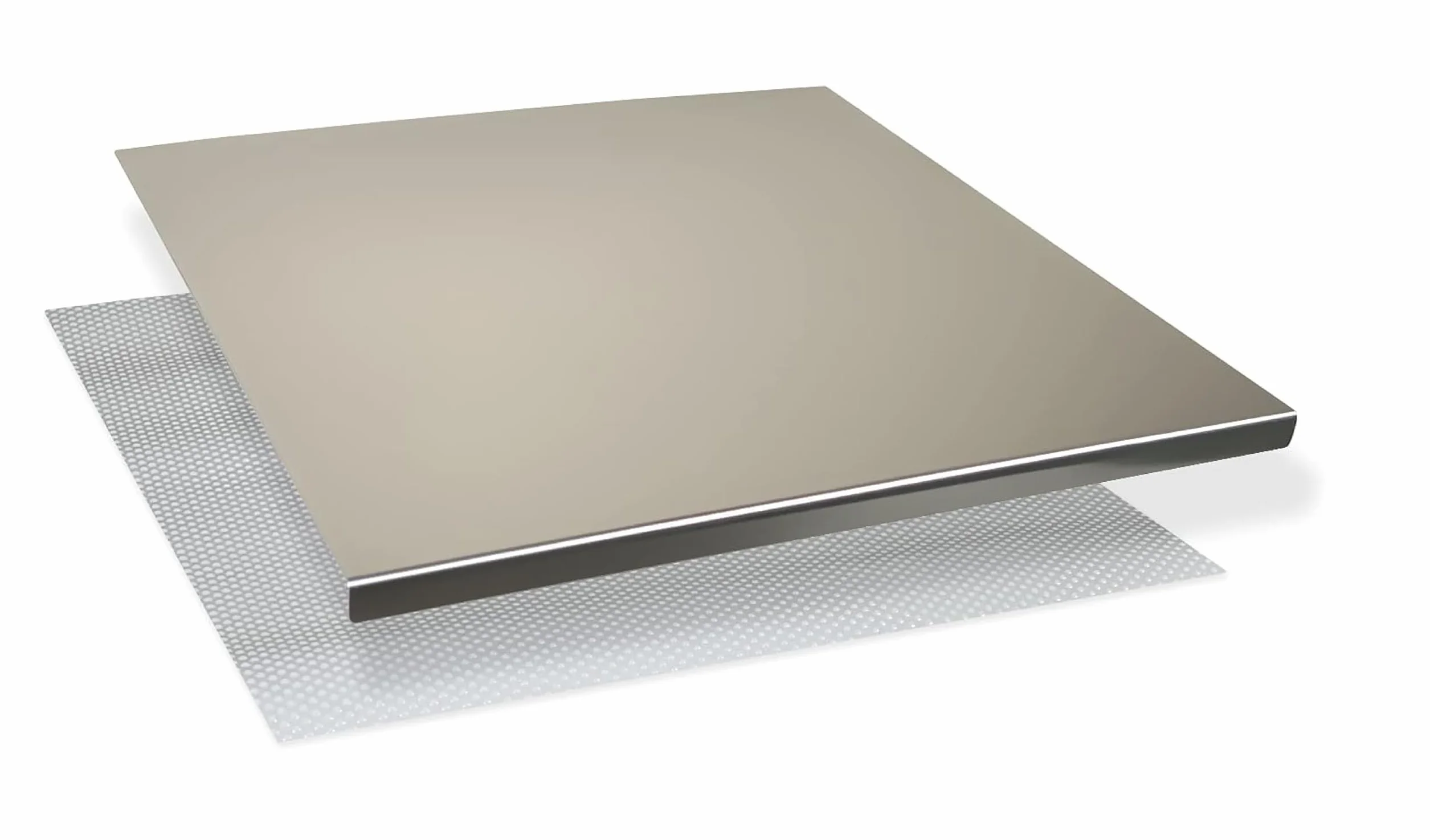 INOXLM Tabla de cortar acero inoxidable 30x50 cm para cocina bar restaurante