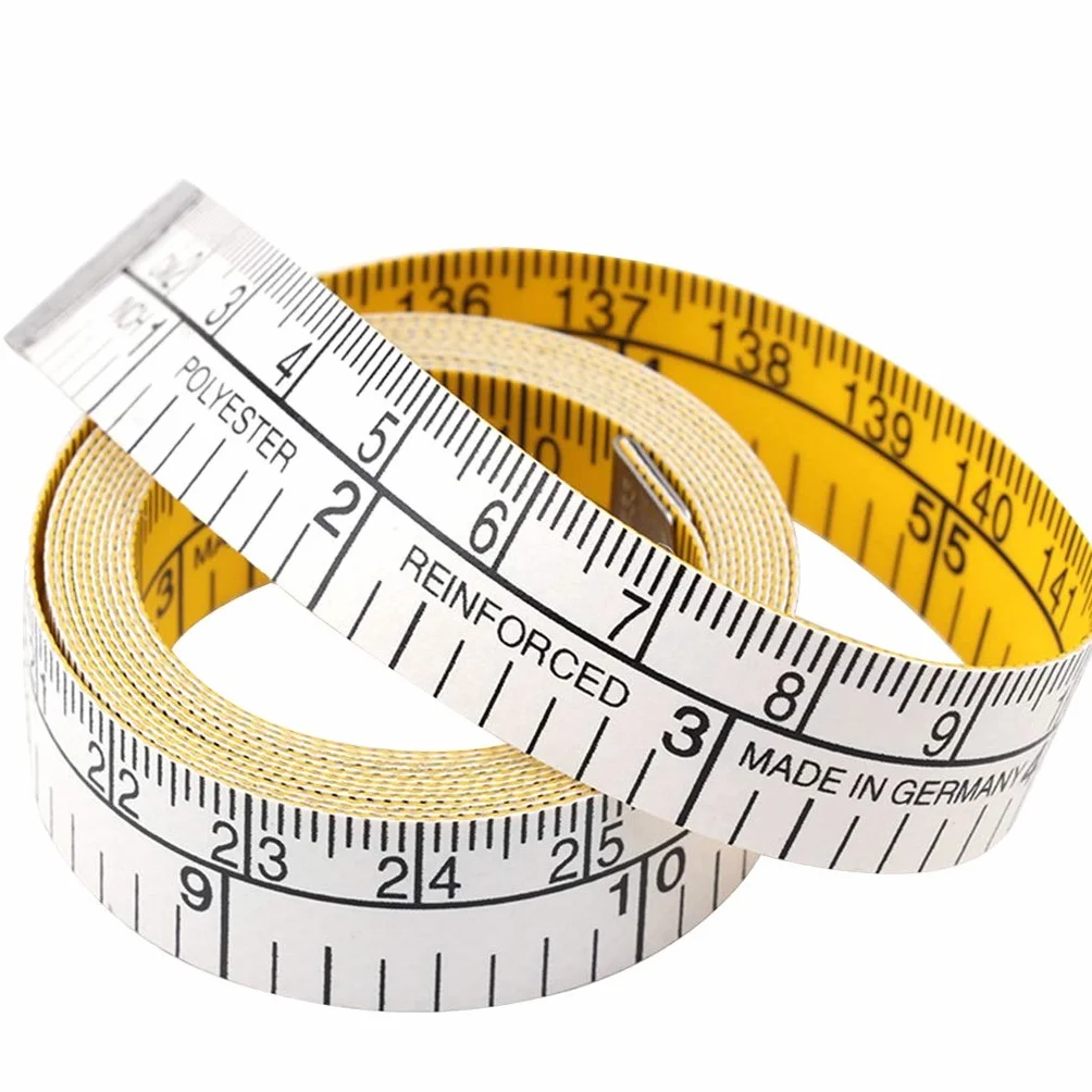 Regla de Doble Escala de 1,5 m, Cinta métrica Suave, Reglas Flexibles, Regla para Tela a Medida para Costura Corporal, Accesorios de Costura